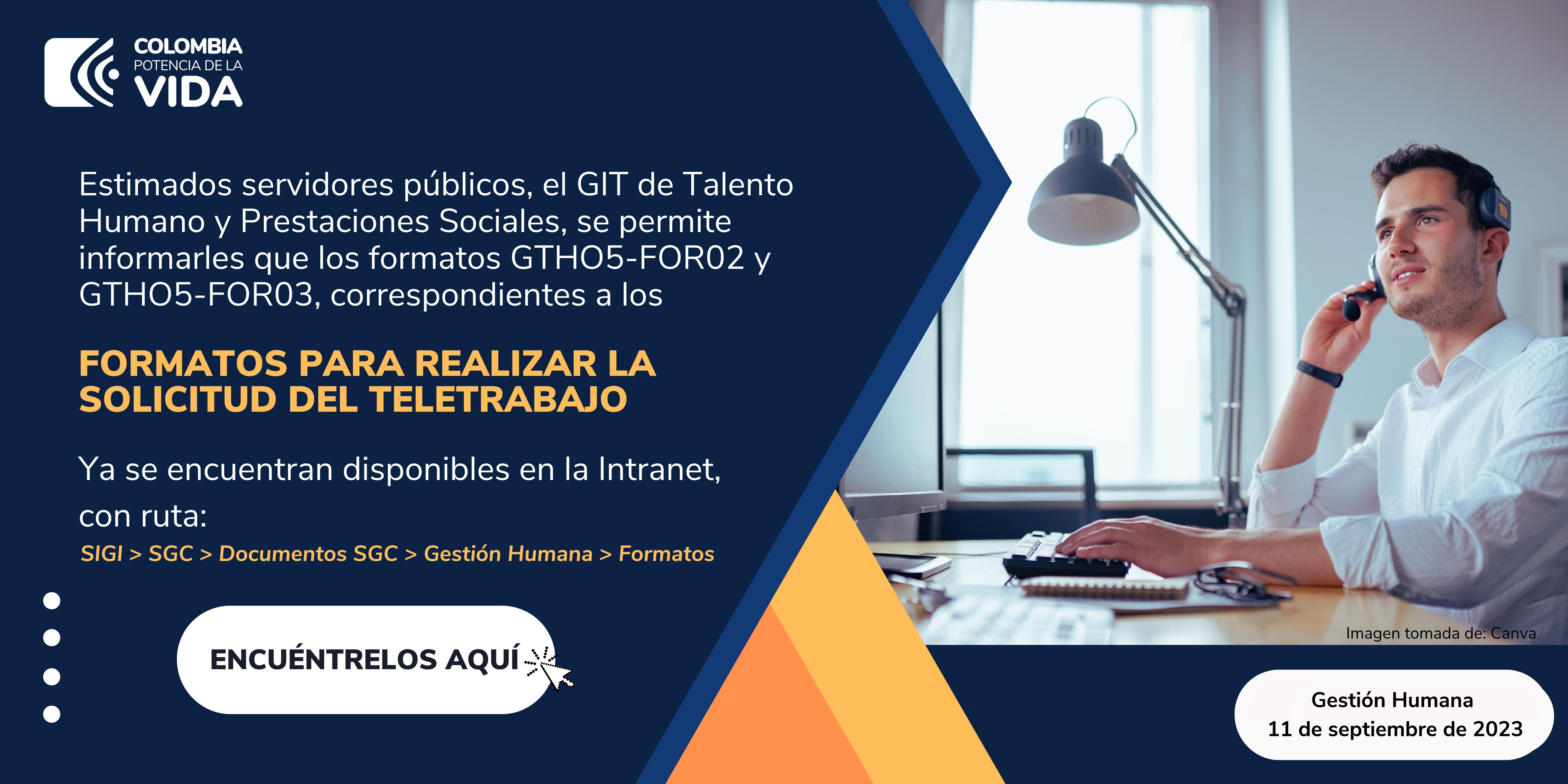 Formatos teletrabajo