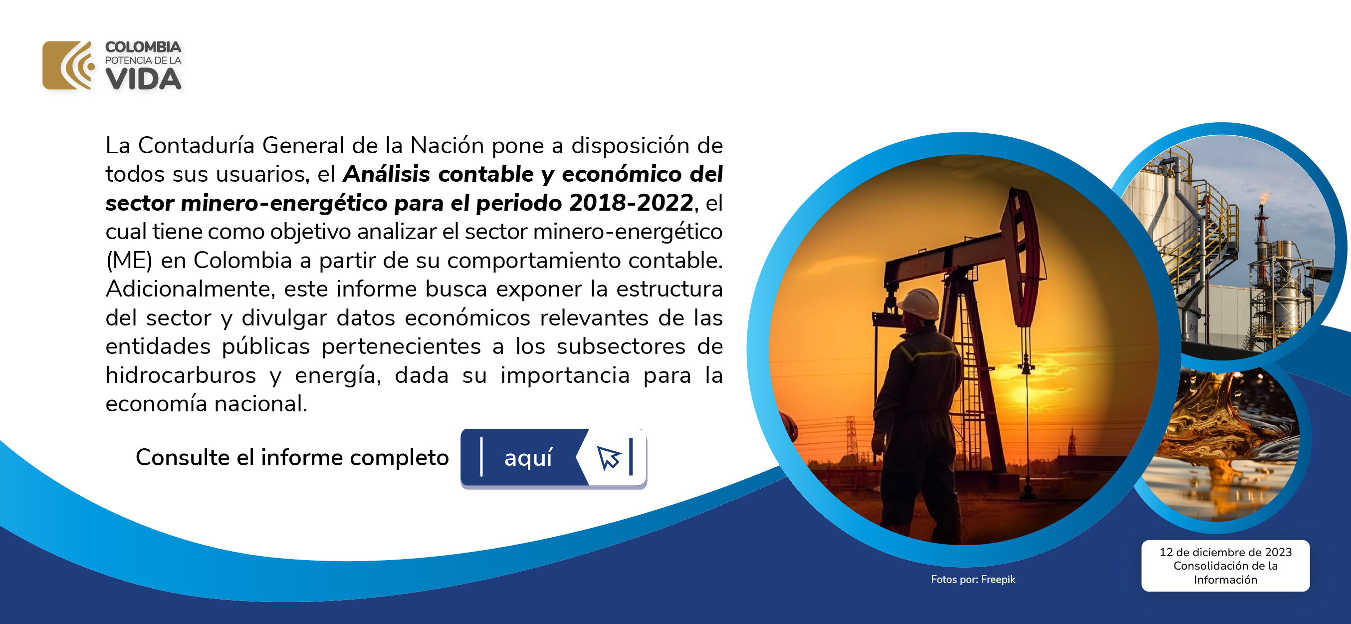 Análisis contable y económico del sector minero-energético para el periodo 2018-2022