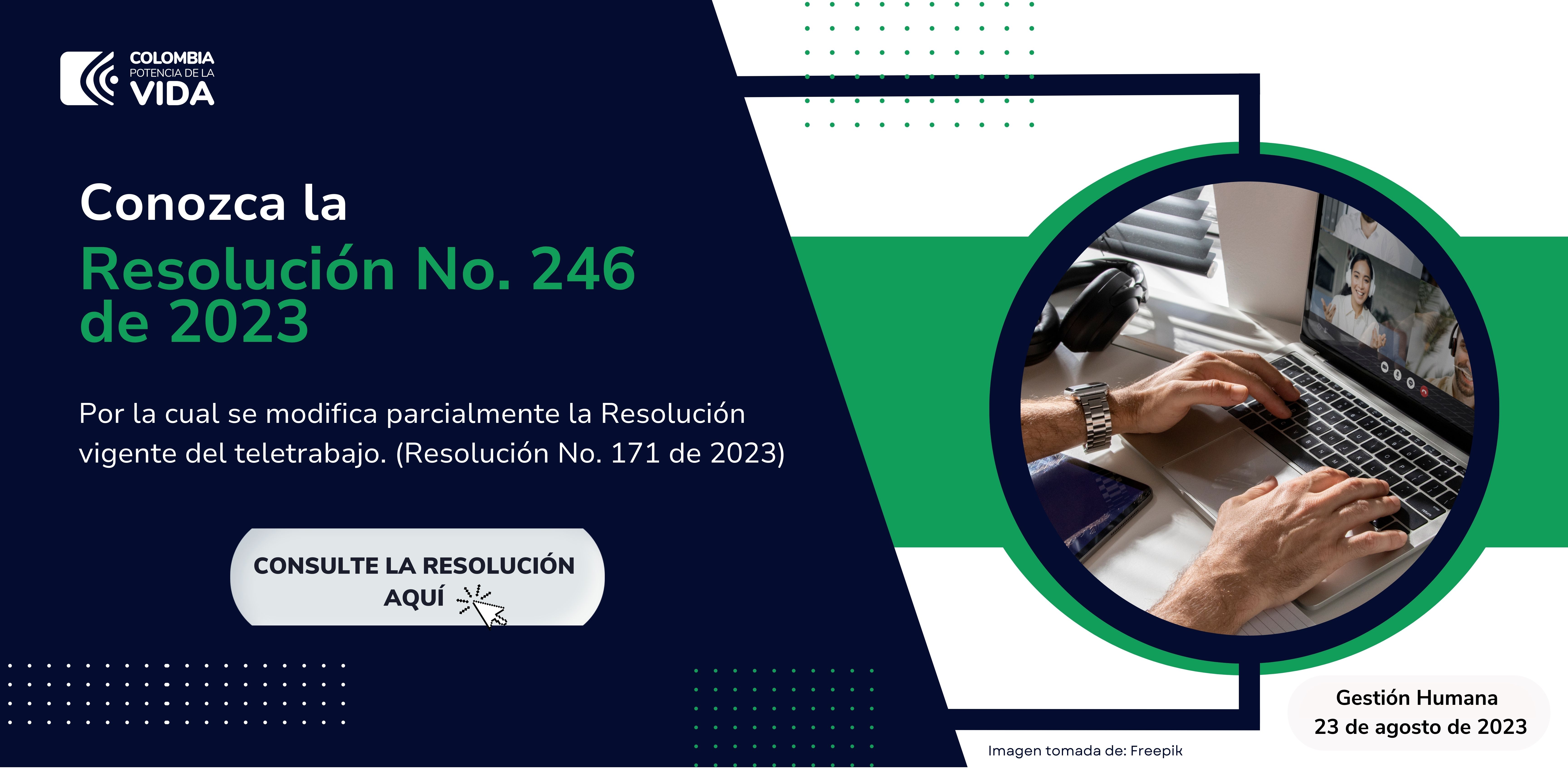 Masivo. Resolución No. 246 de 2023