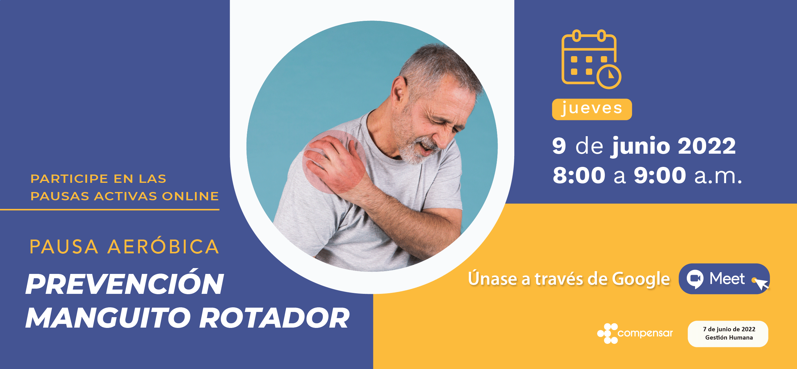 Pausa aeróbica - Prevención manguito rotador
