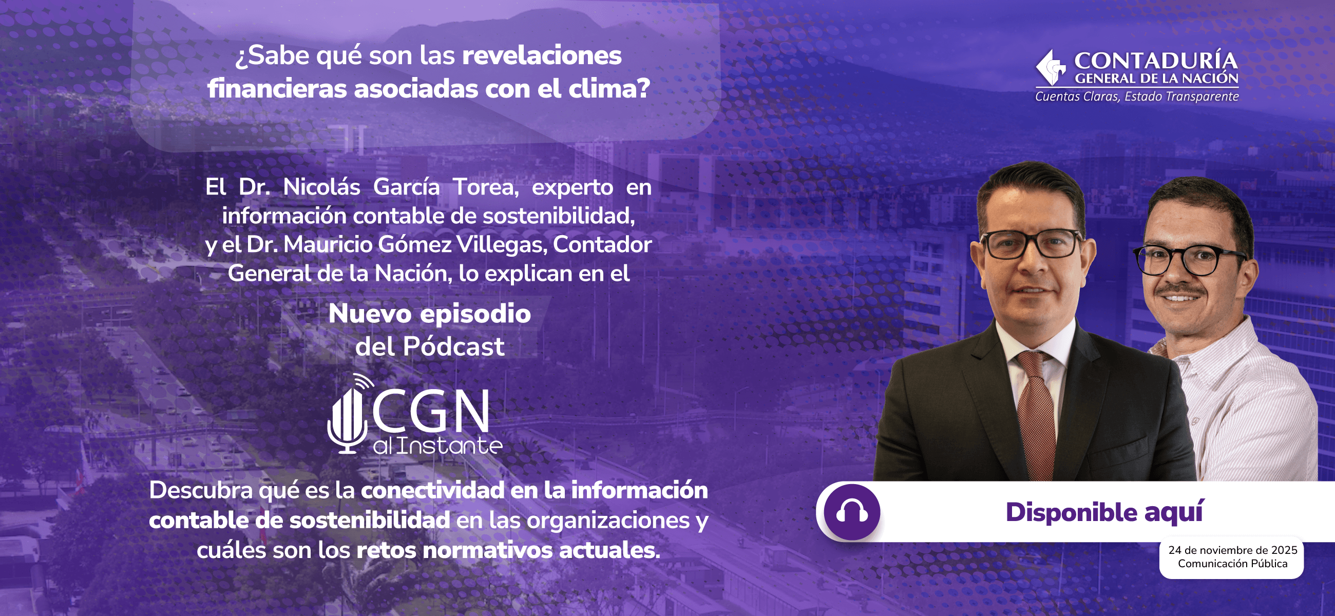 Ya está disponible el episodio 18 del Pódcast CGN al Instante: 