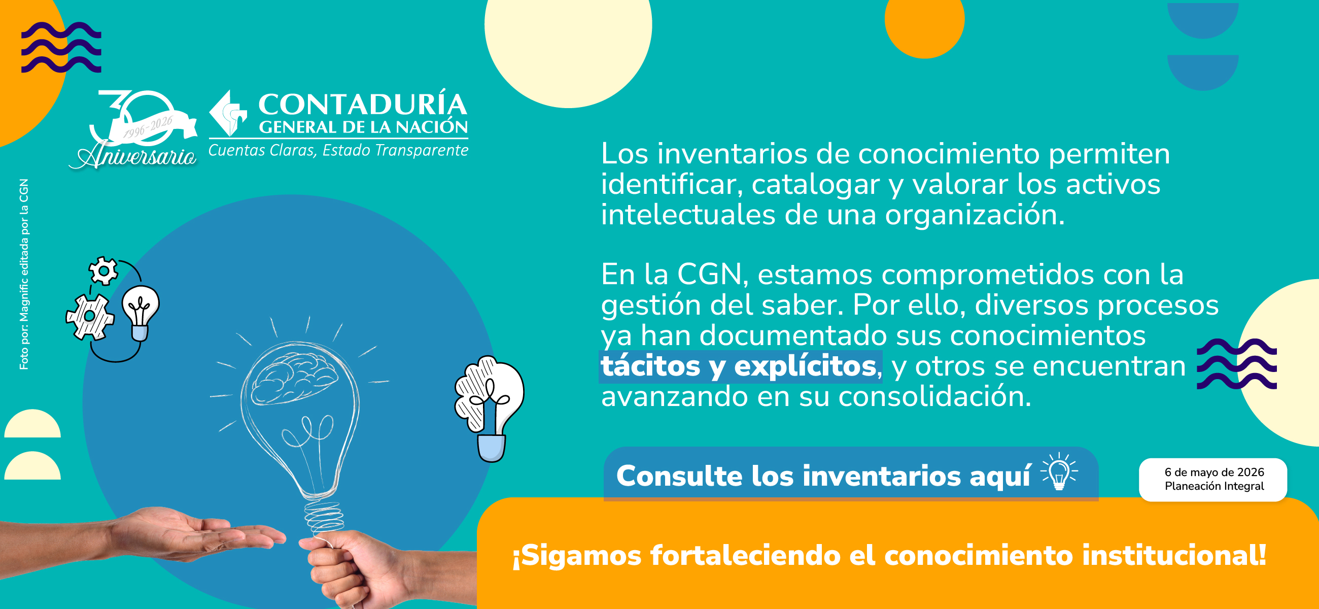 ¡El conocimiento es nuestro mayor activo!