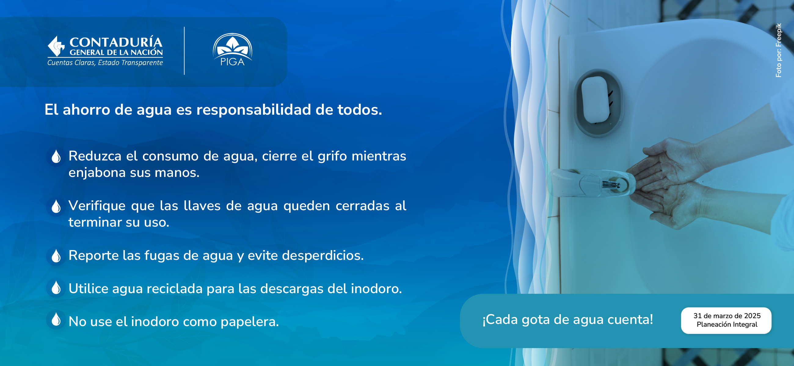 ¡Cuidar el agua es cuidar nuestro futuro!