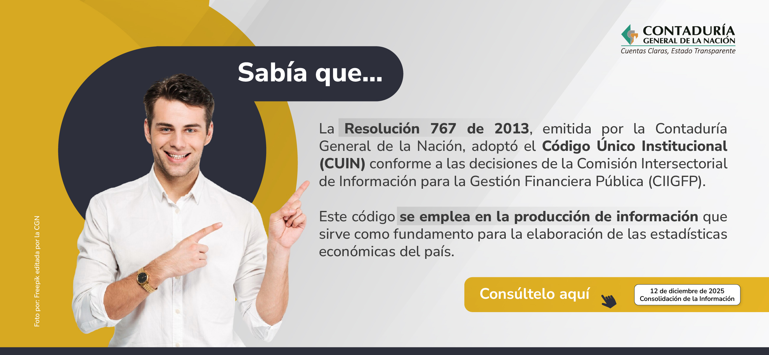 Conozca la clasificación de entidades según el Código Único Institucional (CUIN)