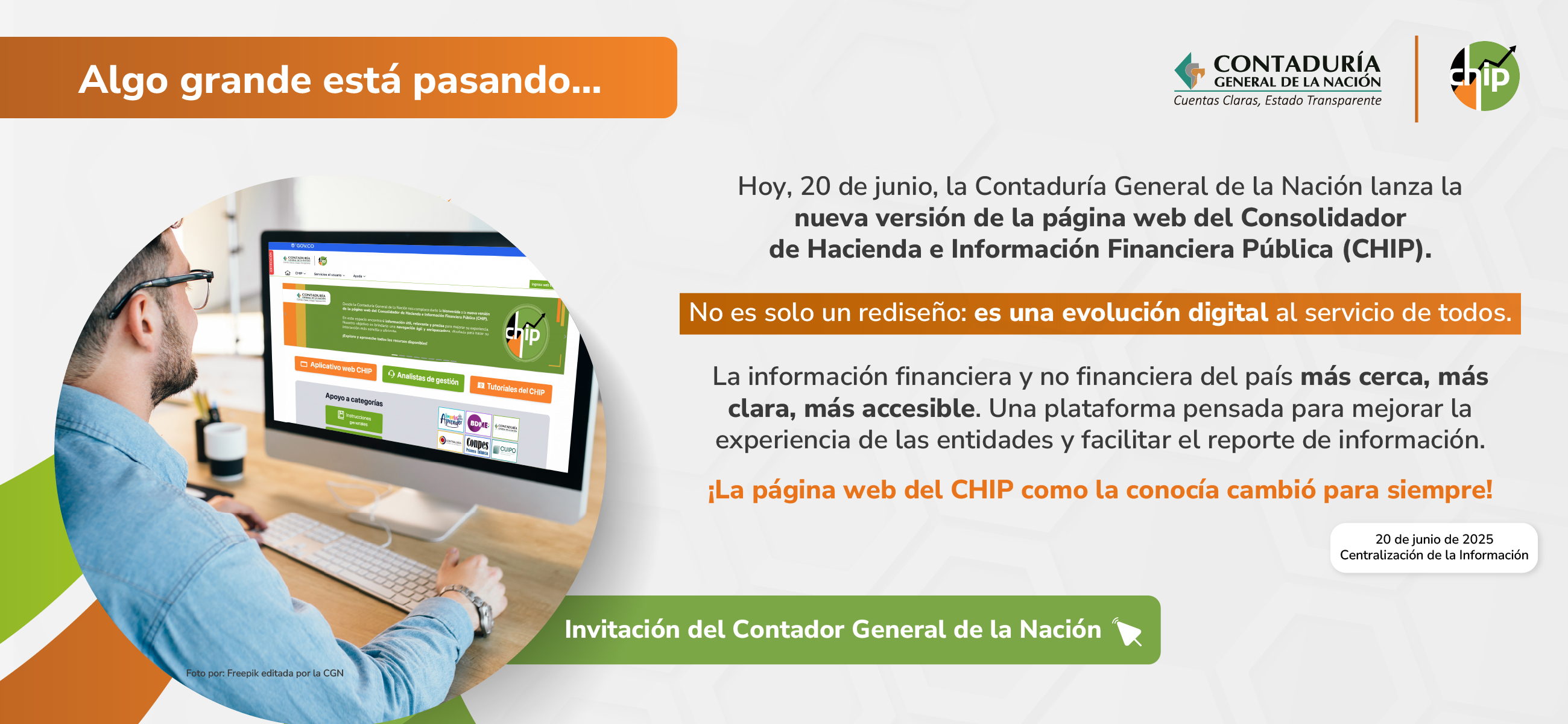 Lanzamiento de la nueva versión de la página web del CHIP