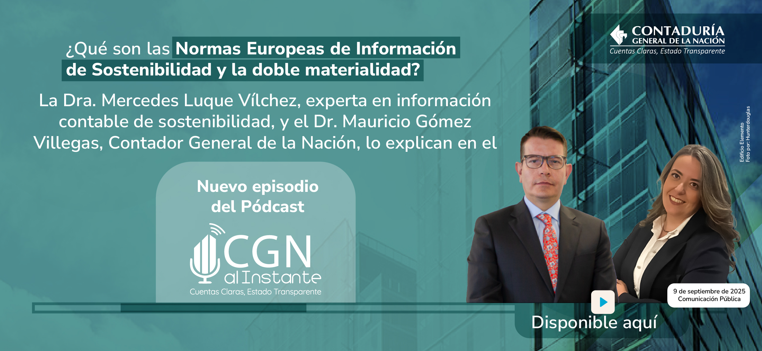 Ya está disponible el episodio 17 del Pódcast CGN al Instante: 
