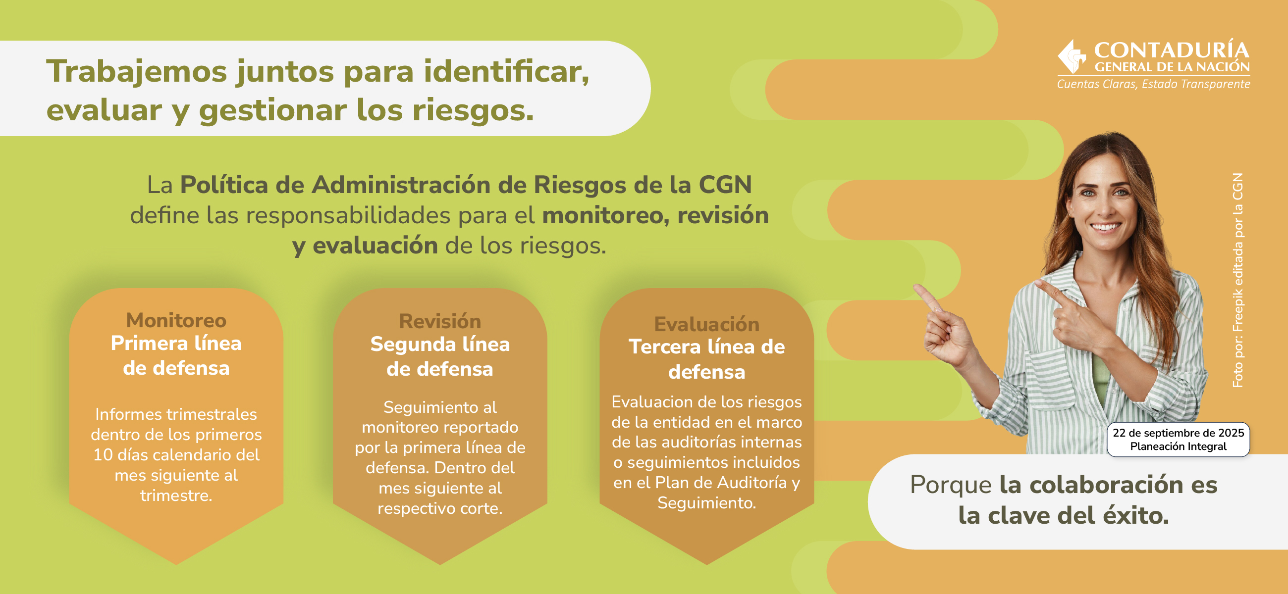 Monitoreo, revisión y evaluación de riesgos en la CGN