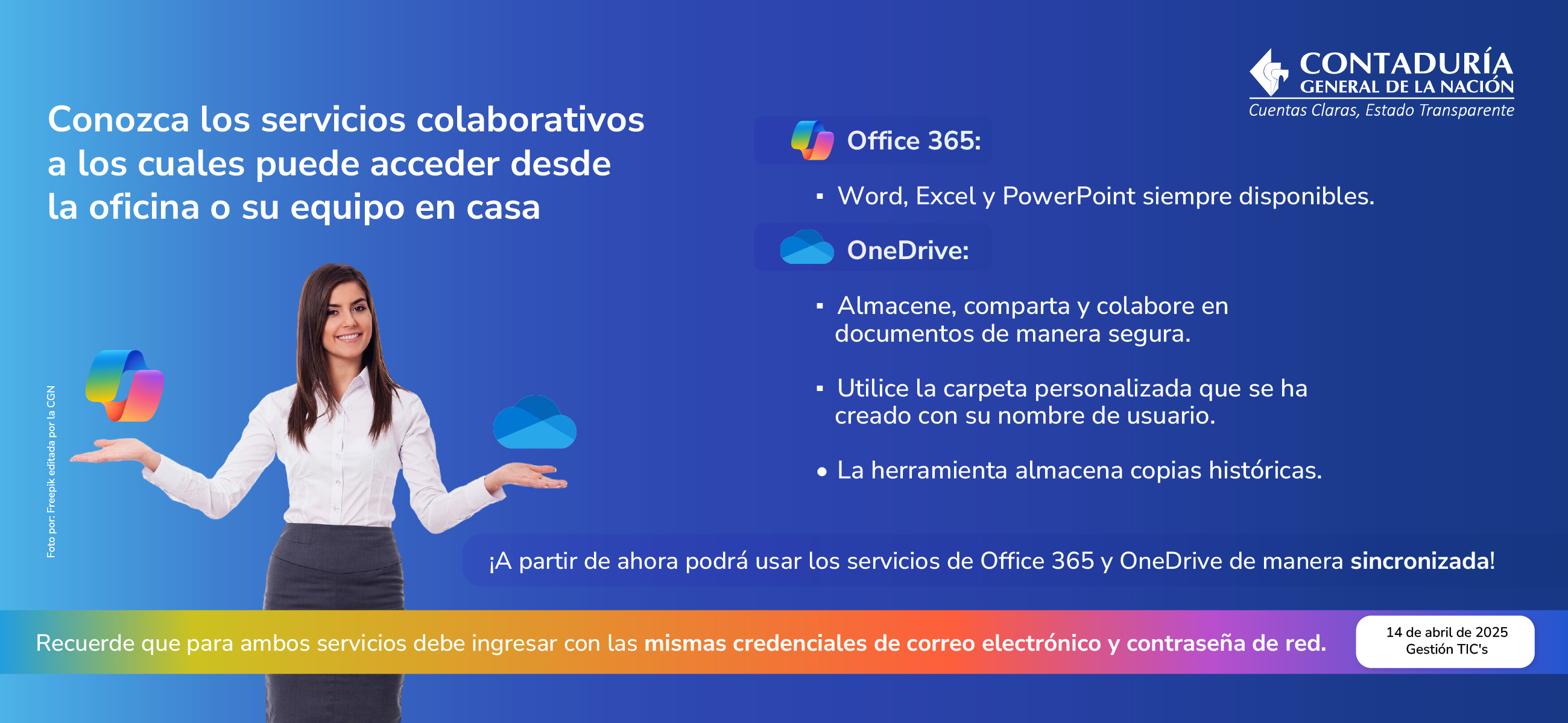 Optimice su trabajo con los servicios colaborativos de Office 365 y OneDrive