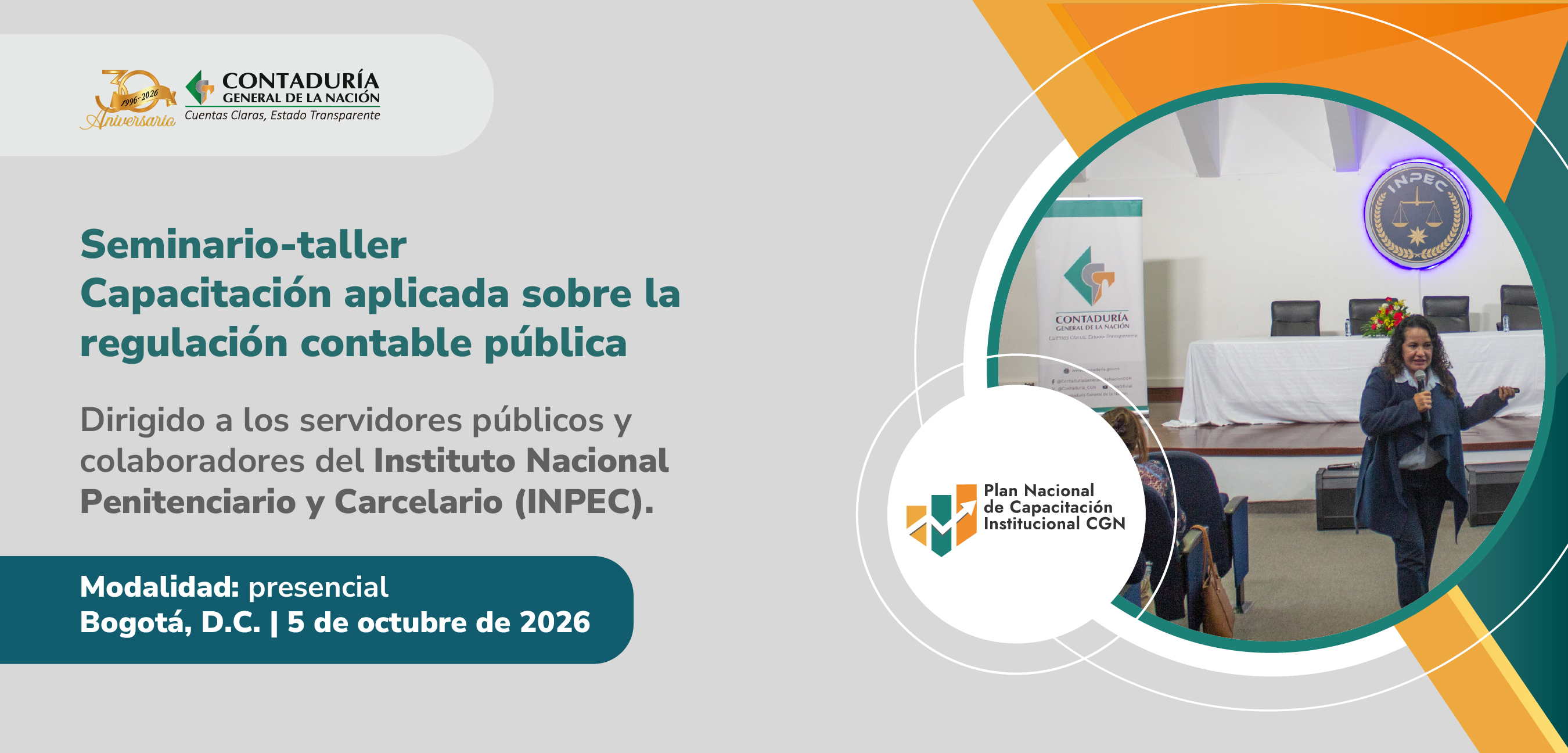 La CGN capacitó sobre la regulación contable pública al INPEC