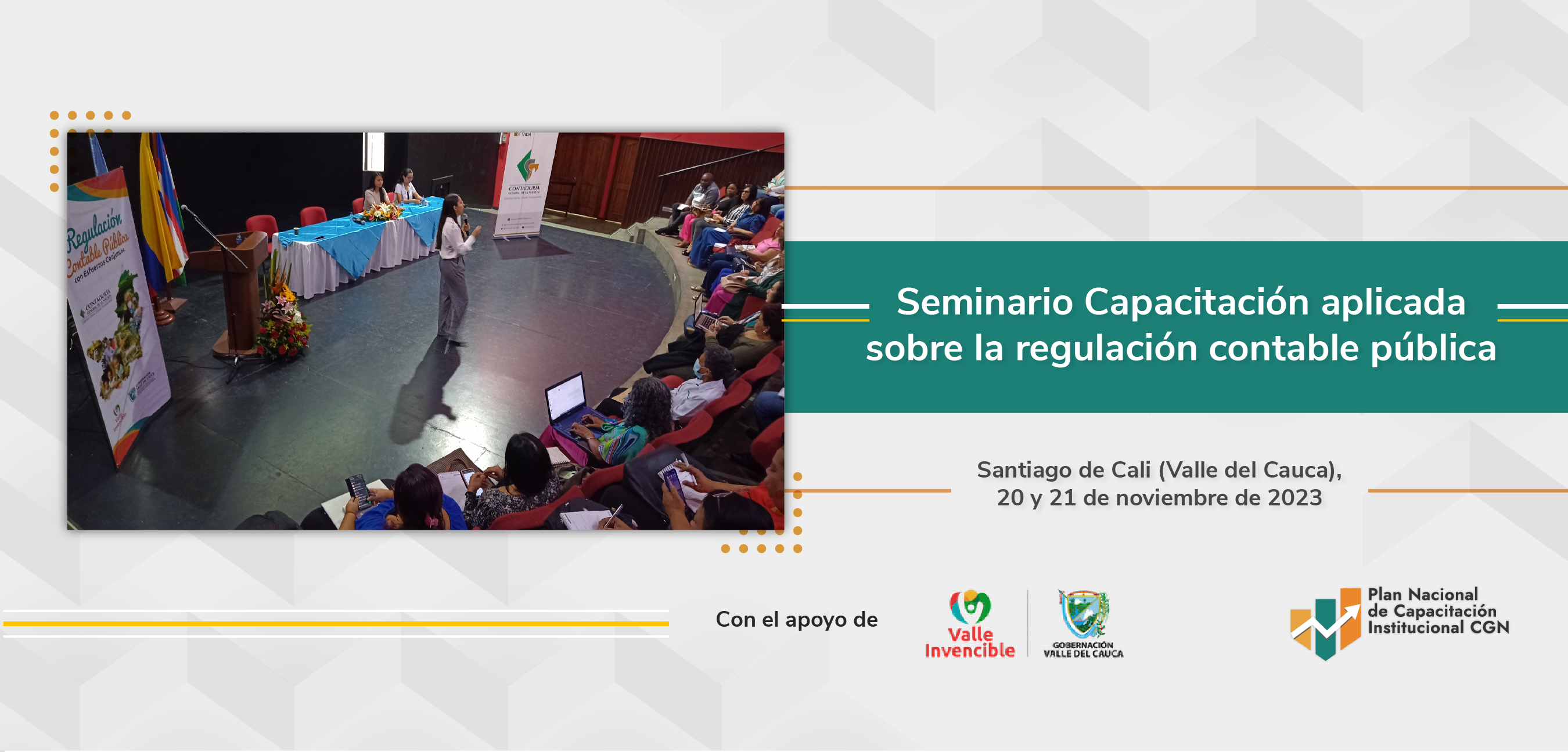 La CGN está en Santiago de Cali (Valle del Cauca) capacitando sobre la regulación contable pública
