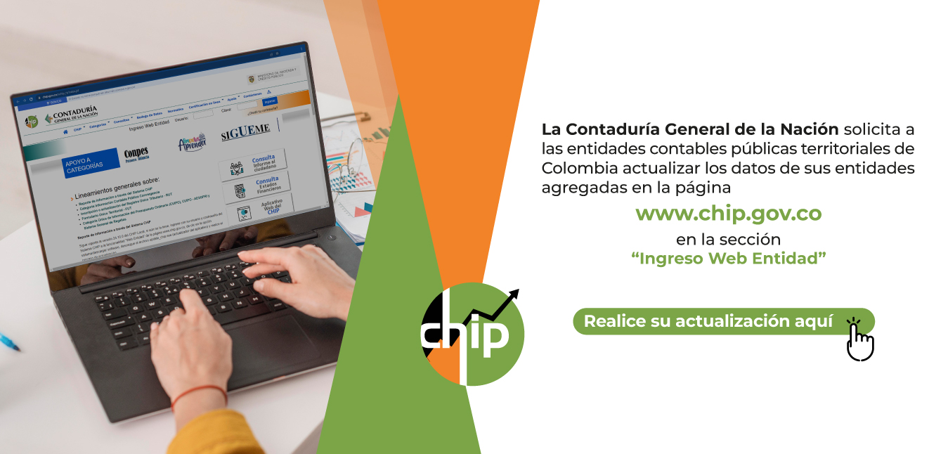 Actualización de datos del CHIP