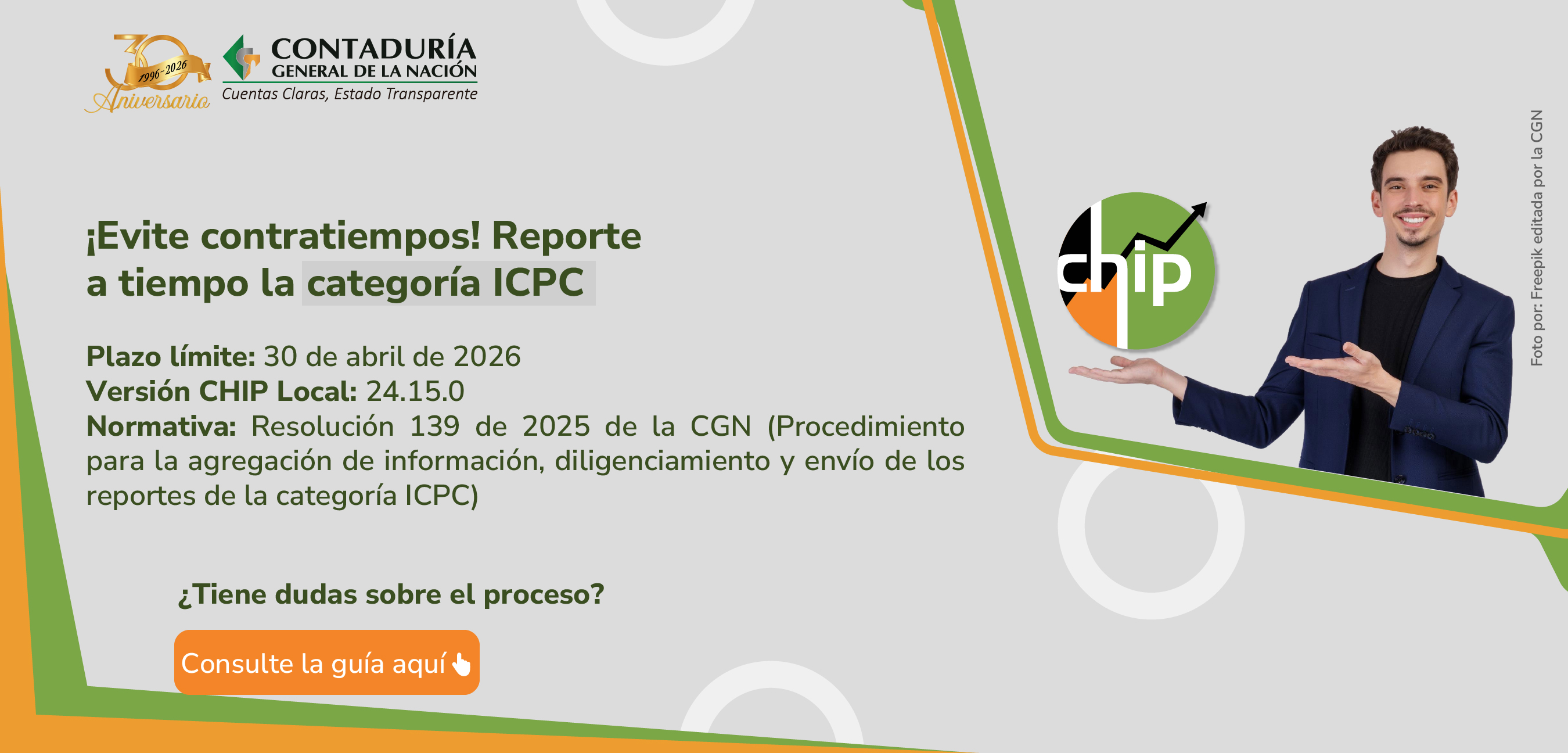 Recuerde la fecha limite para el reporte de la categoría ICPC del primer trimestre de 2026! Entérese aquí
