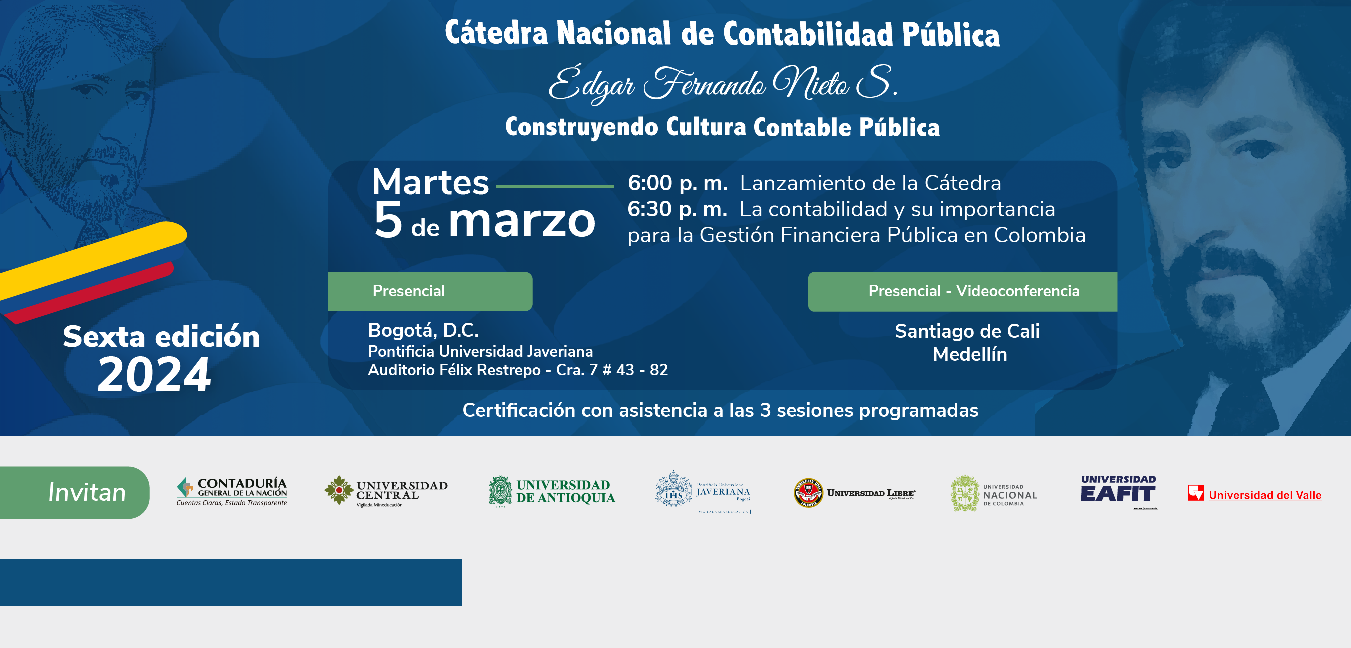 Prepárese para la Sexta edición de la Cátedra Nacional de Contabilidad Pública Édgar Fernando Nieto Sánchez