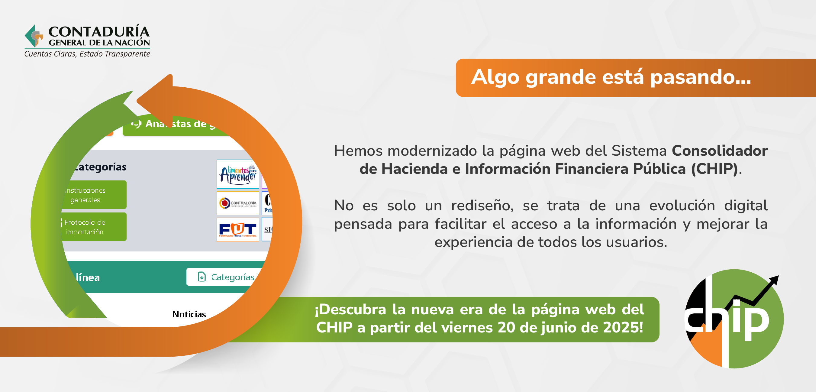 Explore la nueva era de la página web del CHIP a partir del 20 de junio