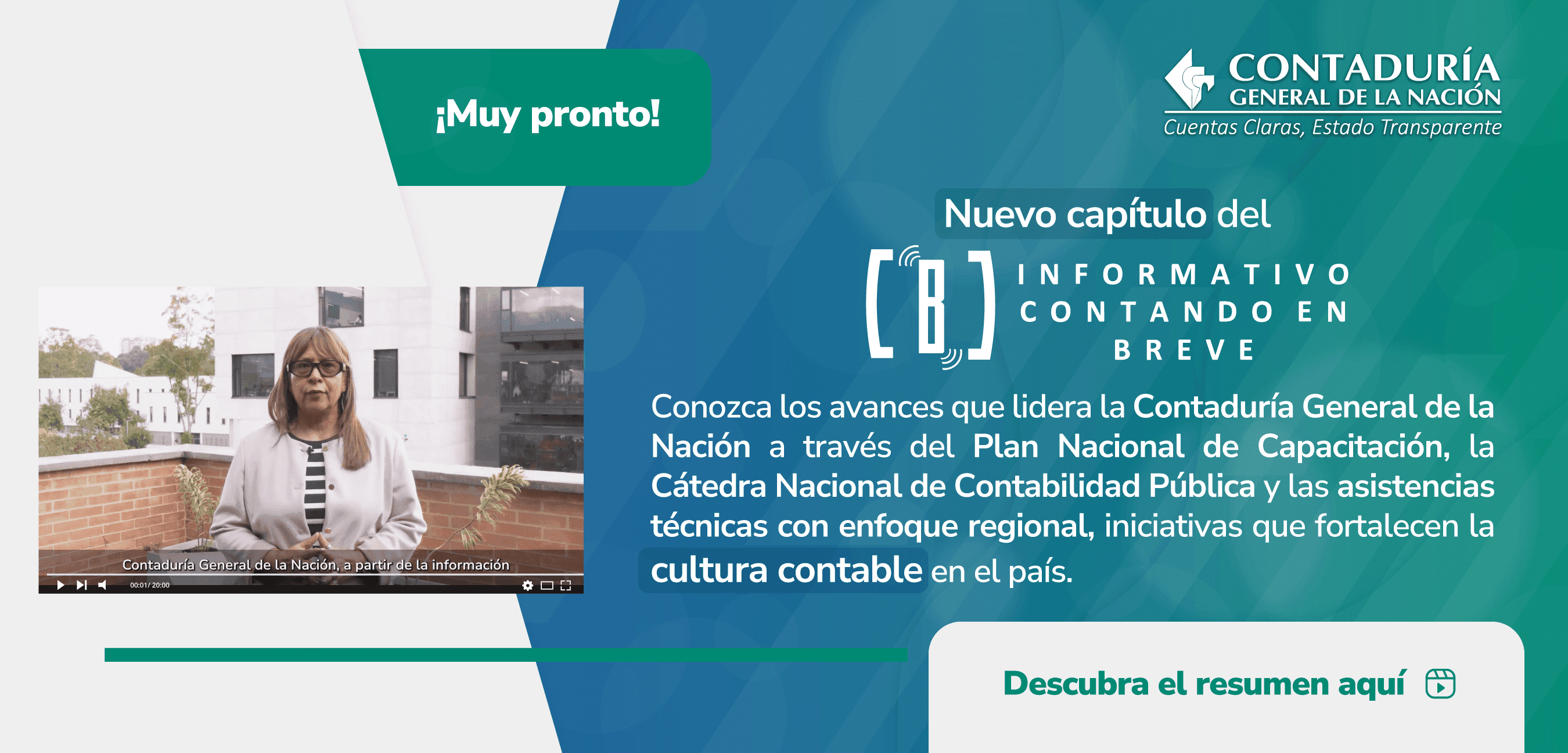 ¡Próximamente! Un nuevo capítulo del Informativo Contando en Breve