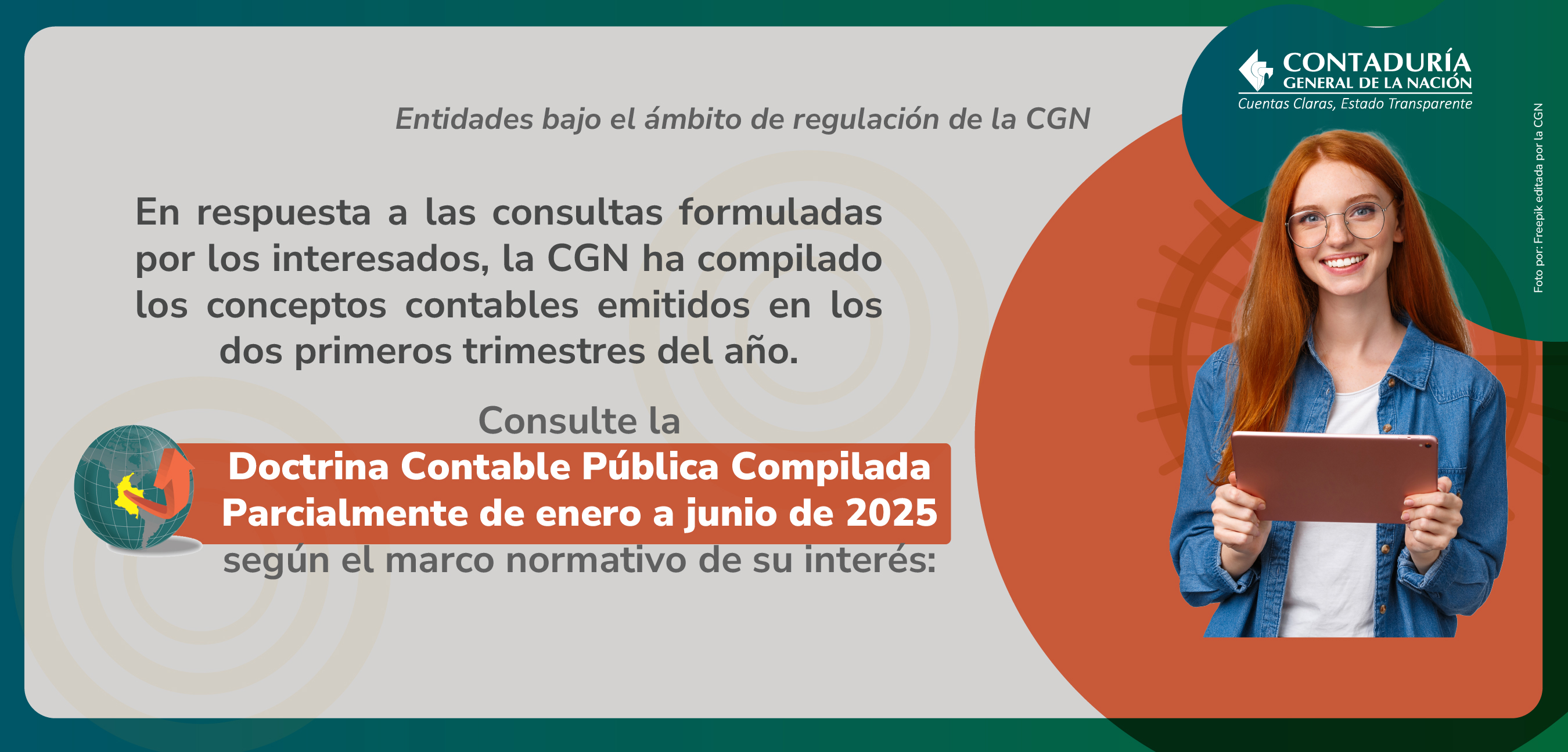 Consulte la Doctrina Contable Pública compilada segundo trimestre de 2025