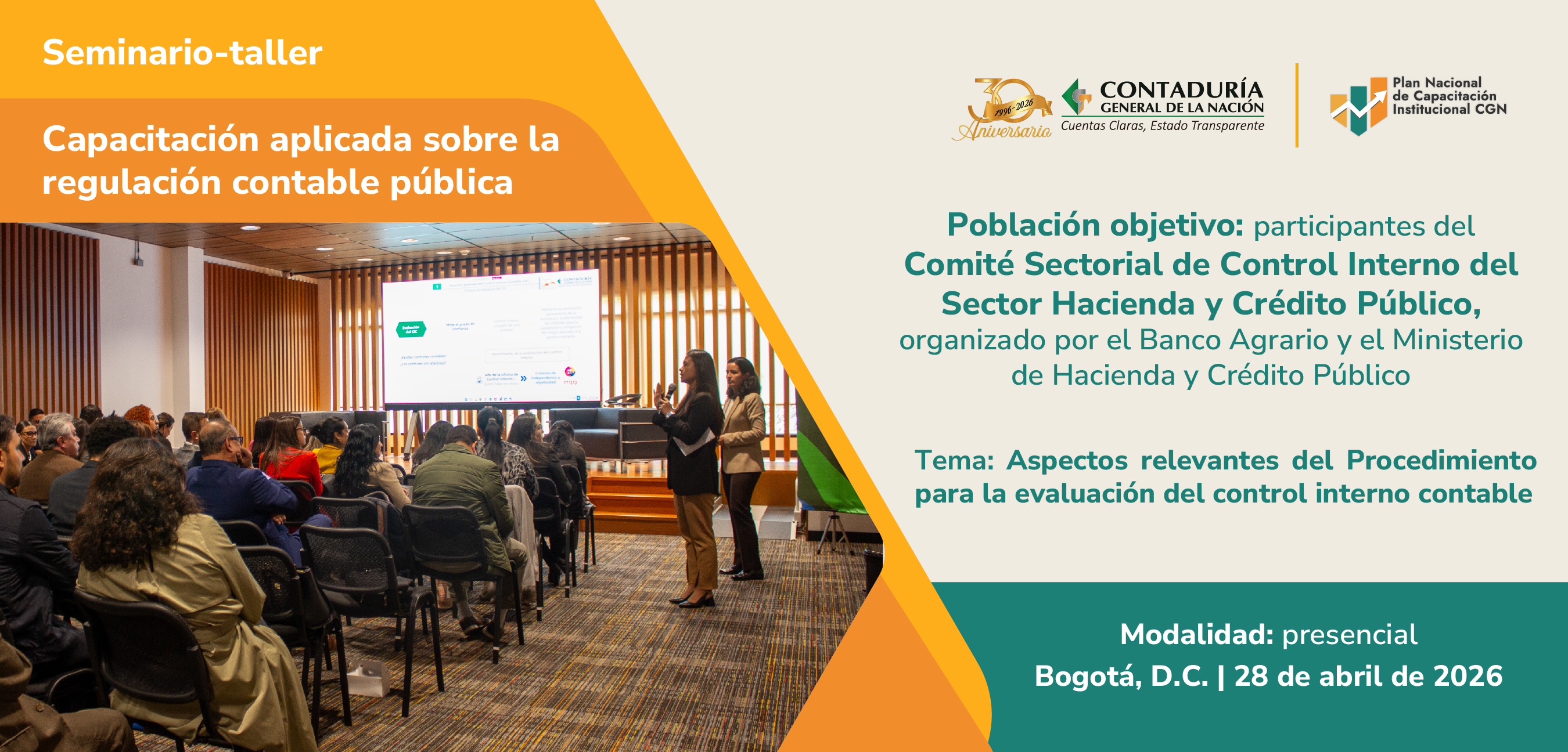 La CGN capacitó sobre la regulación contable pública al Comité Sectorial de Control Interno del Sector Hacienda y Crédito Público