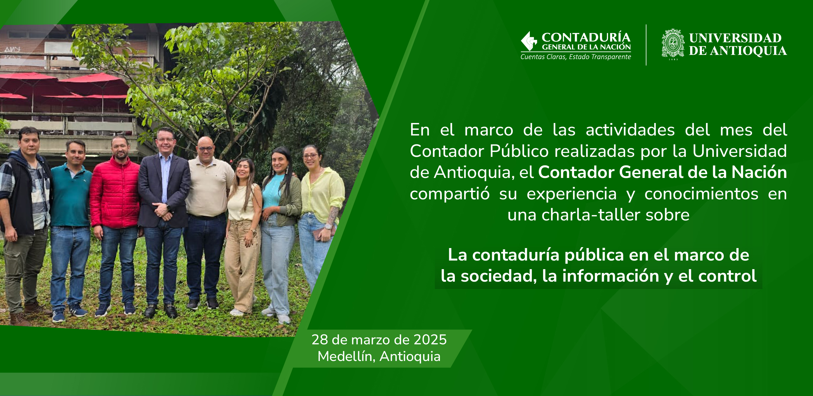 El Contador General de la Nación ofreció una charla-taller en la Universidad de Antioquia