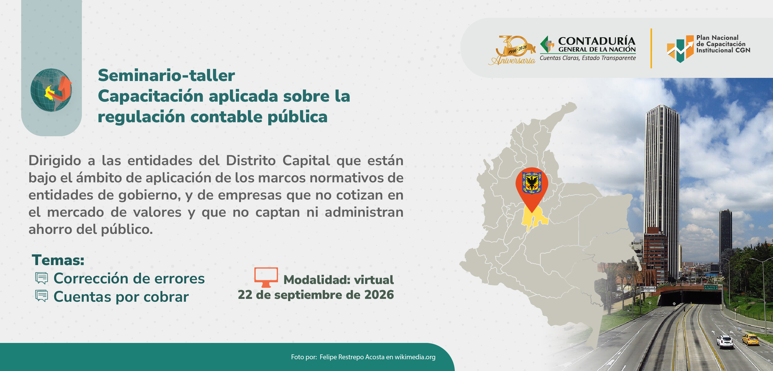 La CGN capacitó sobre la regulación contable pública a entidades del Distrito Capital