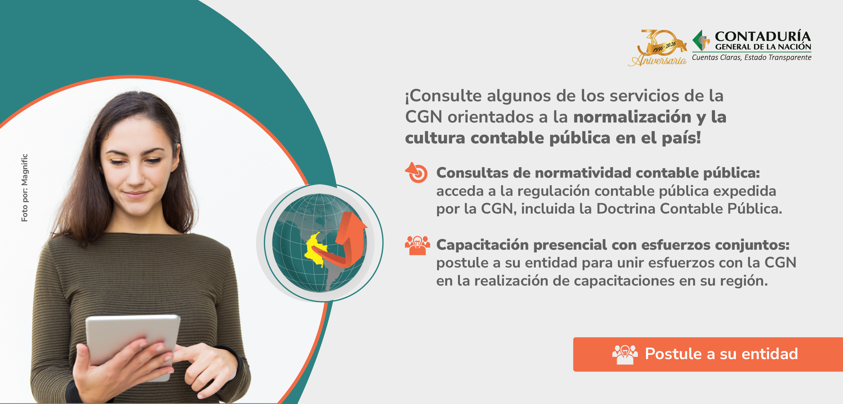 ¿Ya conoce algunos de los servicios en línea de la CGN relacionados con la normalización y culturización contable? Descúbralos aquí