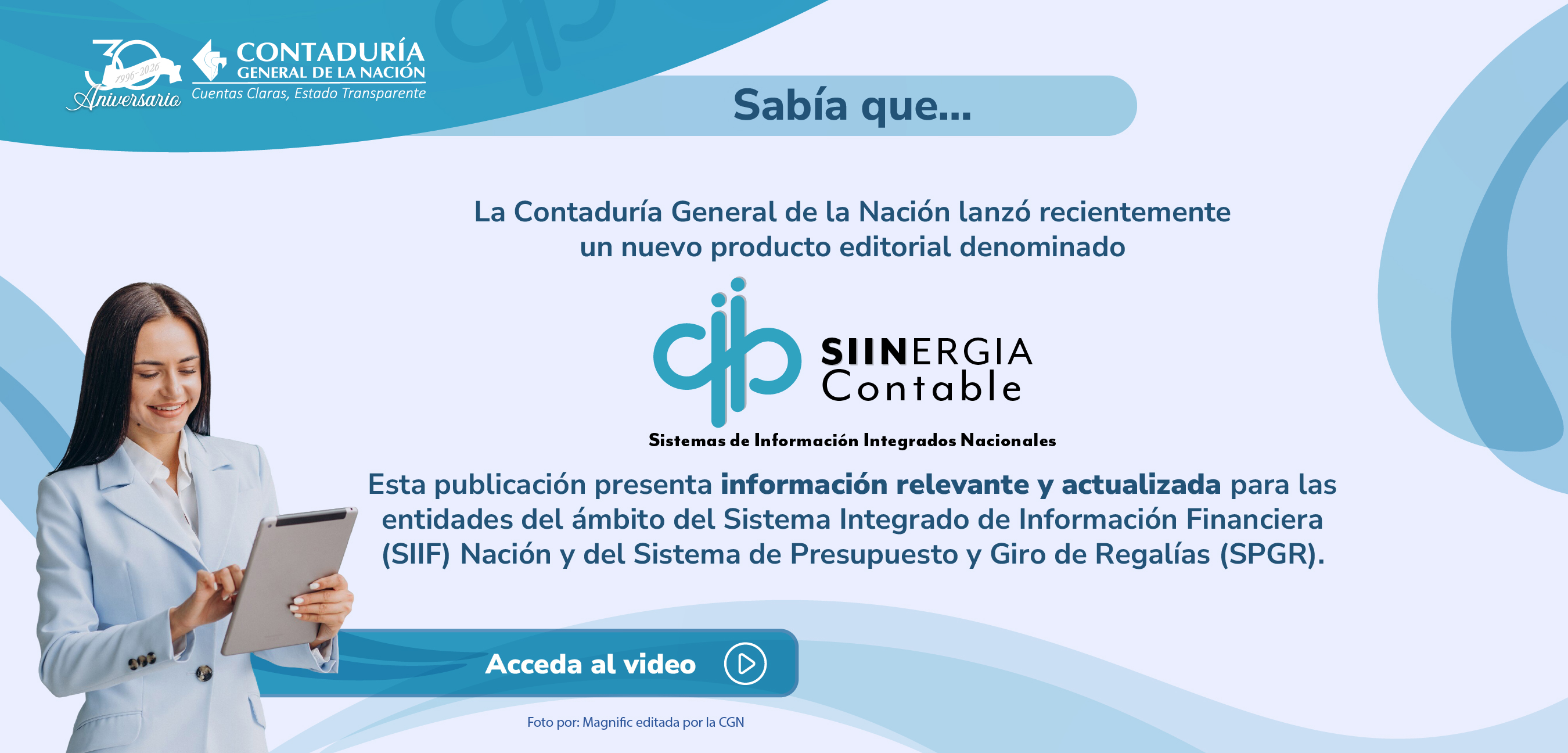 Descubra el nuevo producto editorial de la CGN: Boletín SIINERGIA Contable