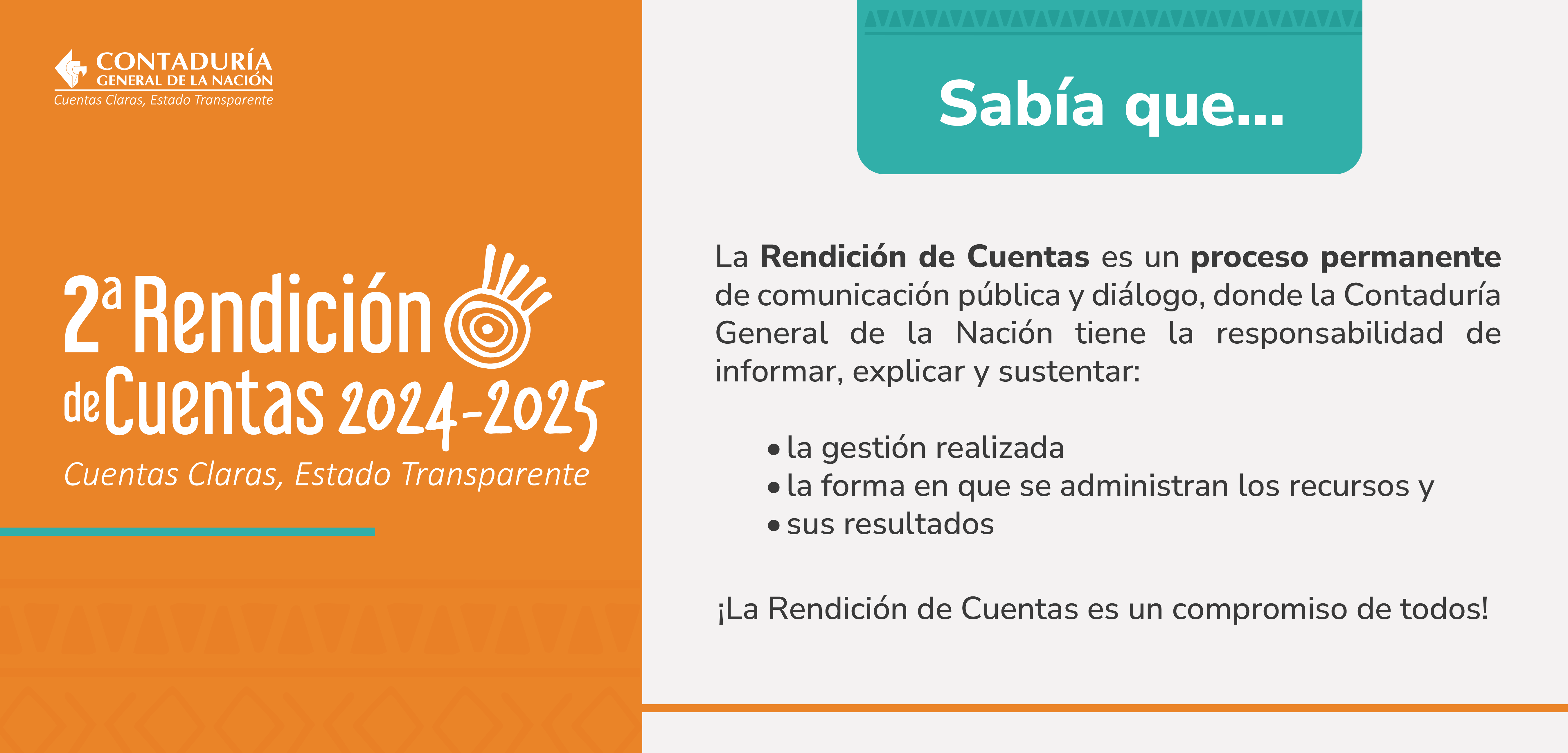 Segunda rendición de cuentas 2024-2025