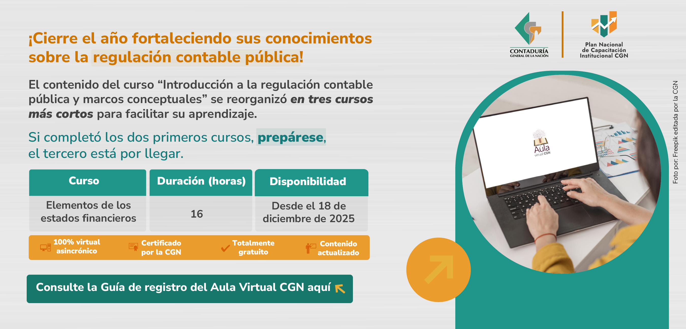 ¡Cierre el año fortaleciendo sus conocimientos sobre la regulación contable pública!