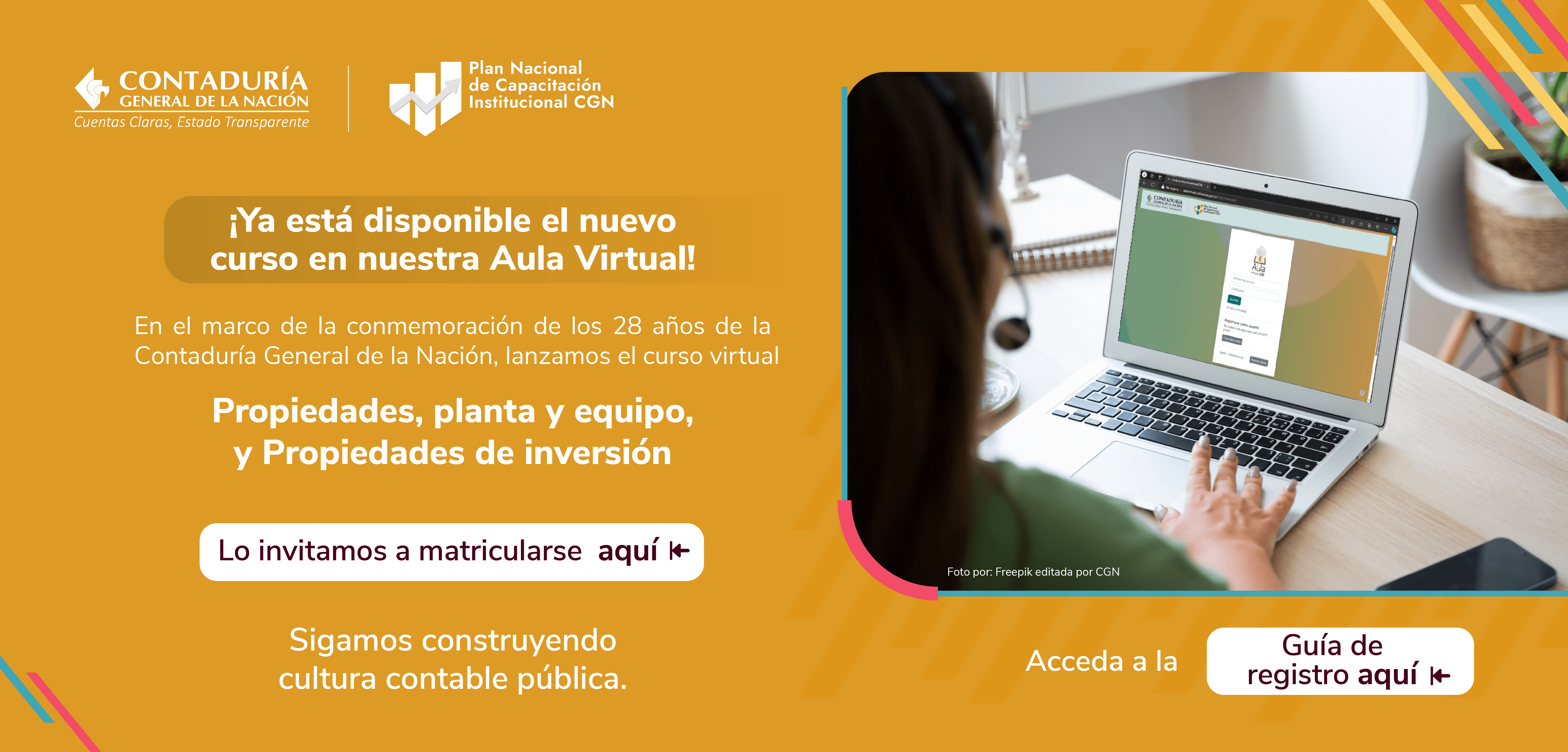 Inscríbase al segundo curso virtual de la CGN