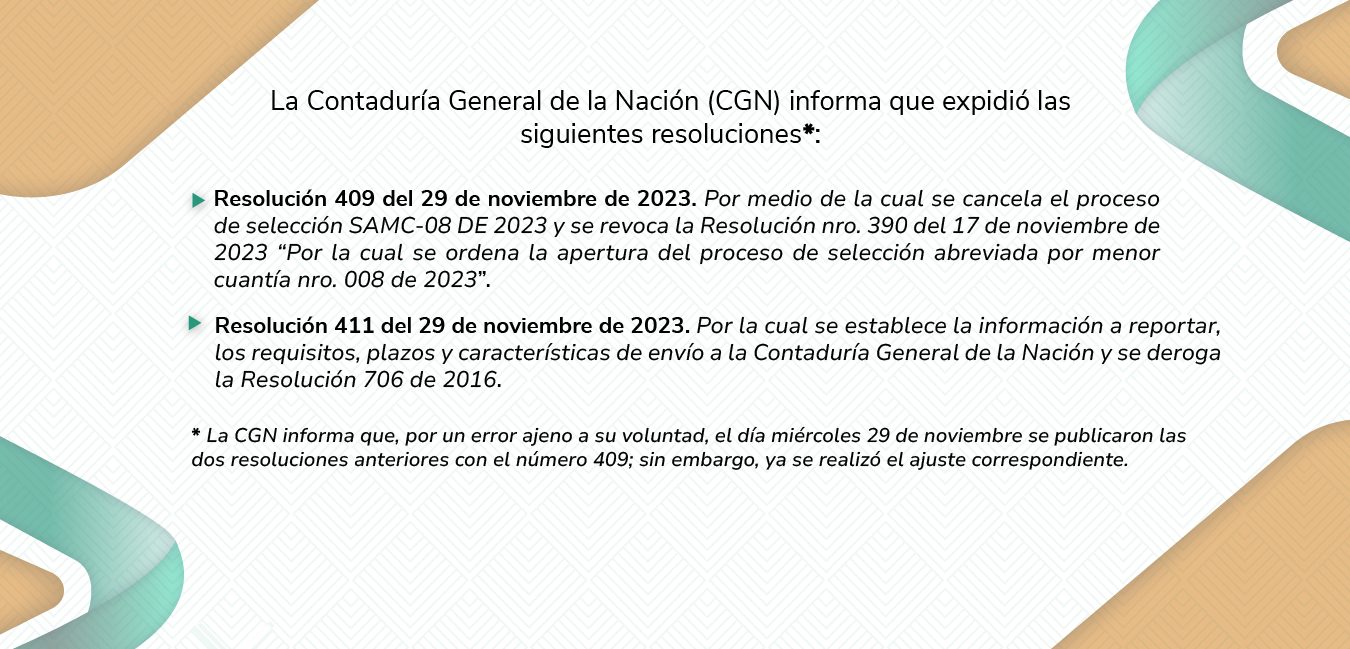 Nuevas Resoluciones