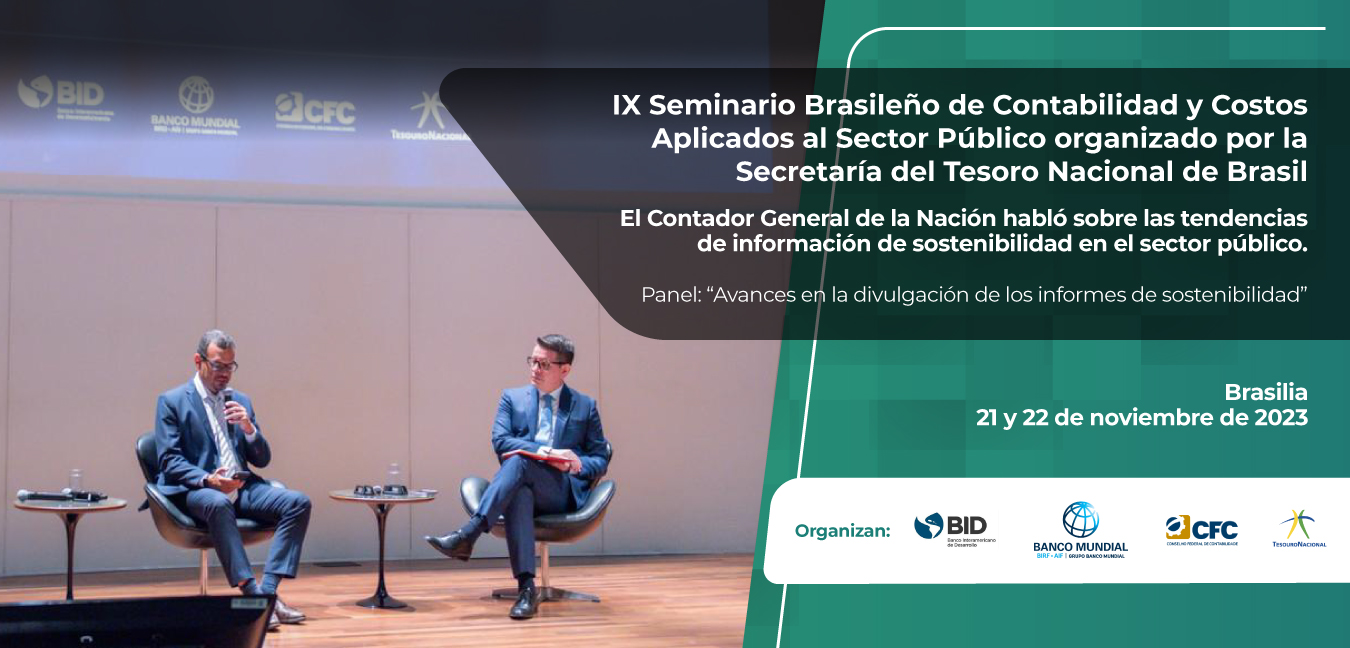 El Contador General de la Nación participó en el IX Seminario Brasileño de Contabilidad y Costos Aplicados al Sector Público