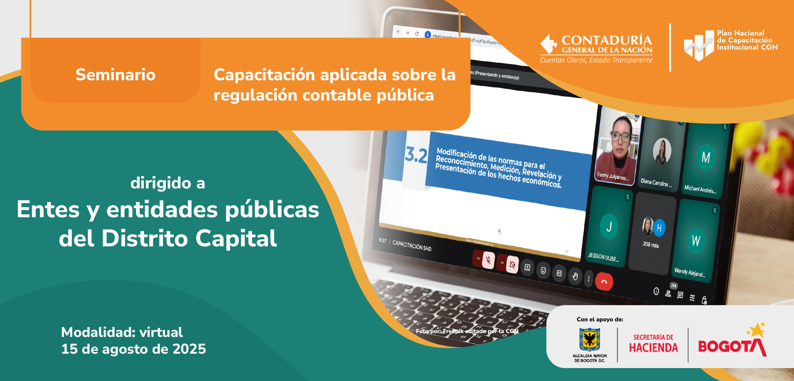 La CGN capacitó a entes y entidades públicas del Distrito Capital