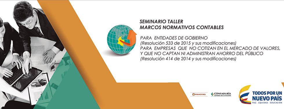 Imagen del Seminario - Taller Marcos Normativos Contables