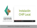 Instalación aplicativo CHIP Local