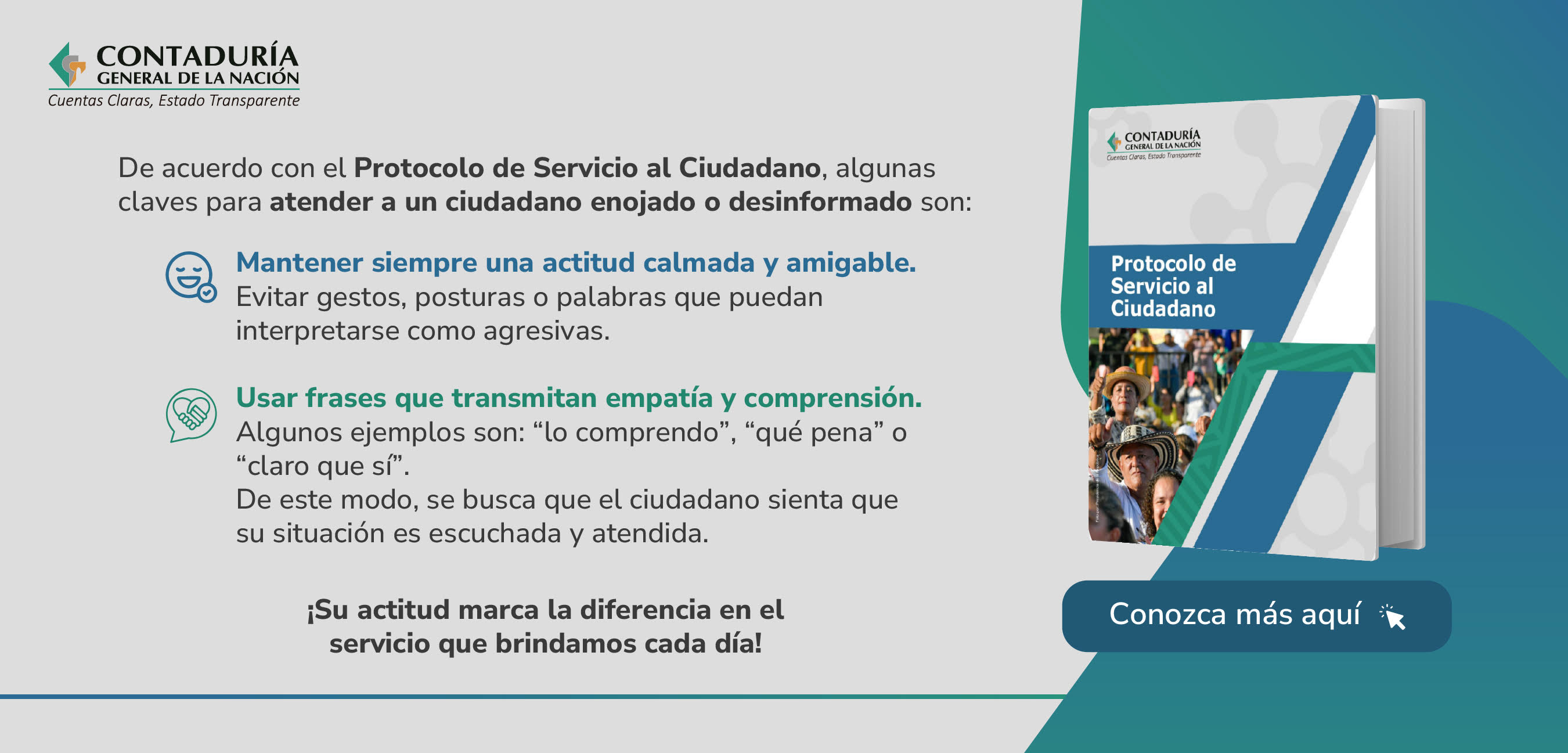 Buenas prácticas para atender ciudadanos en momentos difíciles