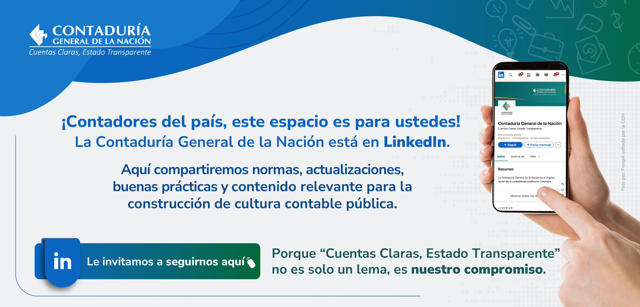 ¡La Contaduría General de la Nación está en LinkedIn!