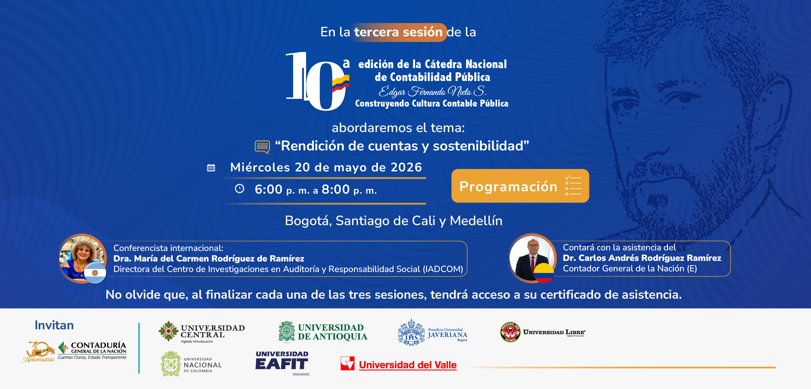 ¡Revise aquí los detalles de la tercera sesión de la 10ª edición de la Cátedra Nacional de Contabilidad Pública!
