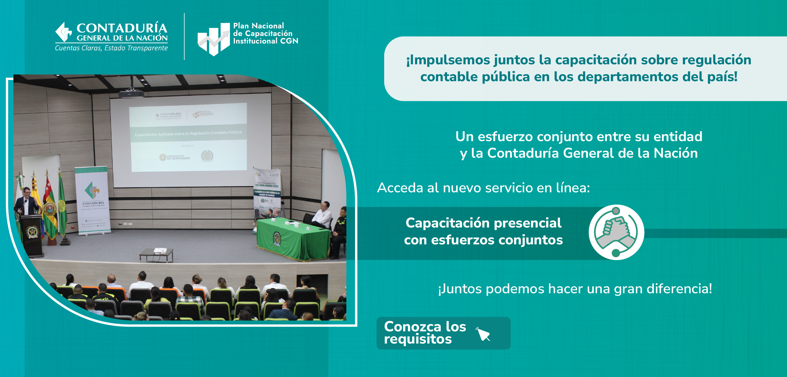 Nuevo servicio en línea: Capacitación presencial con esfuerzos conjuntos