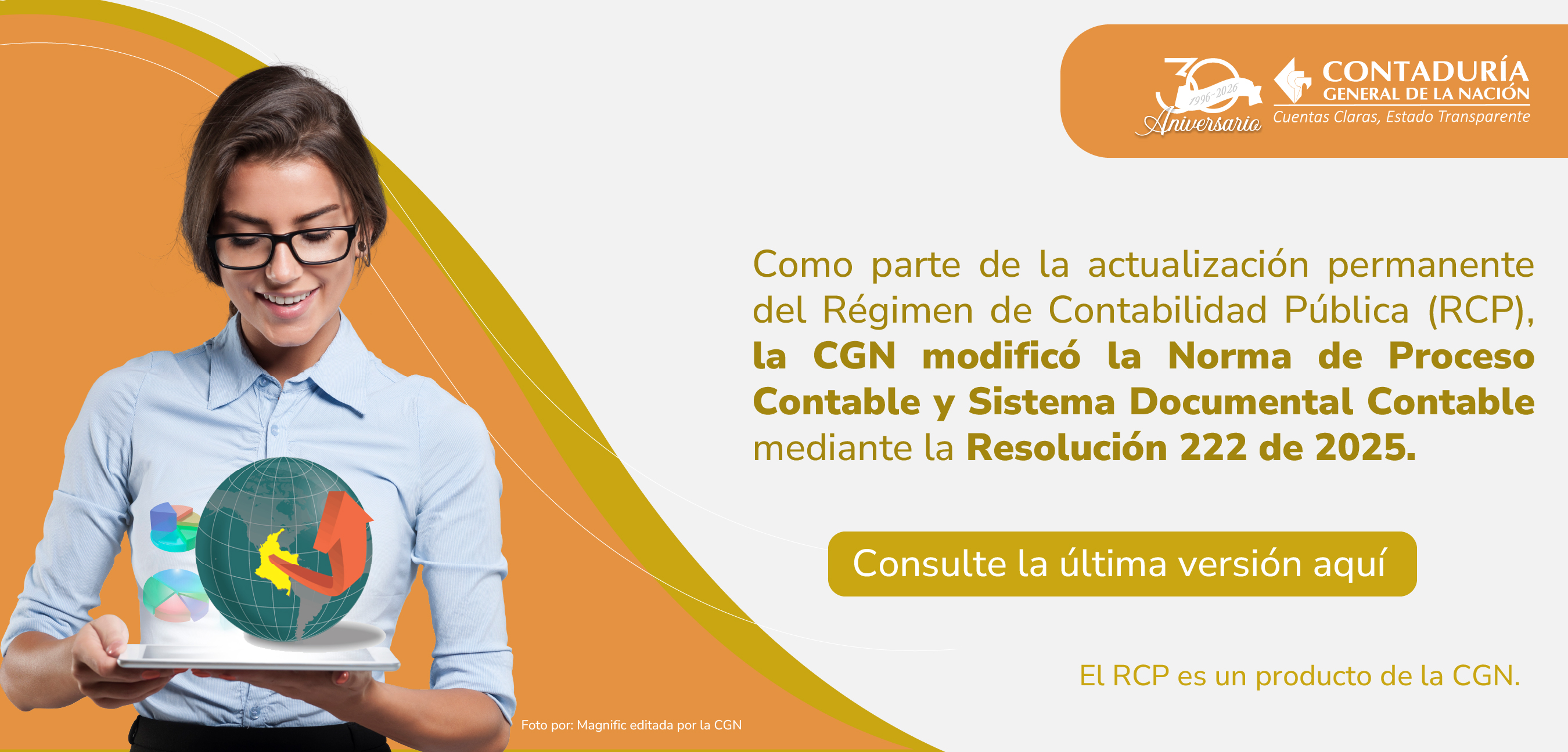 La CGN modificó la Norma de Proceso Contable y Sistema Documental Contable del RCP