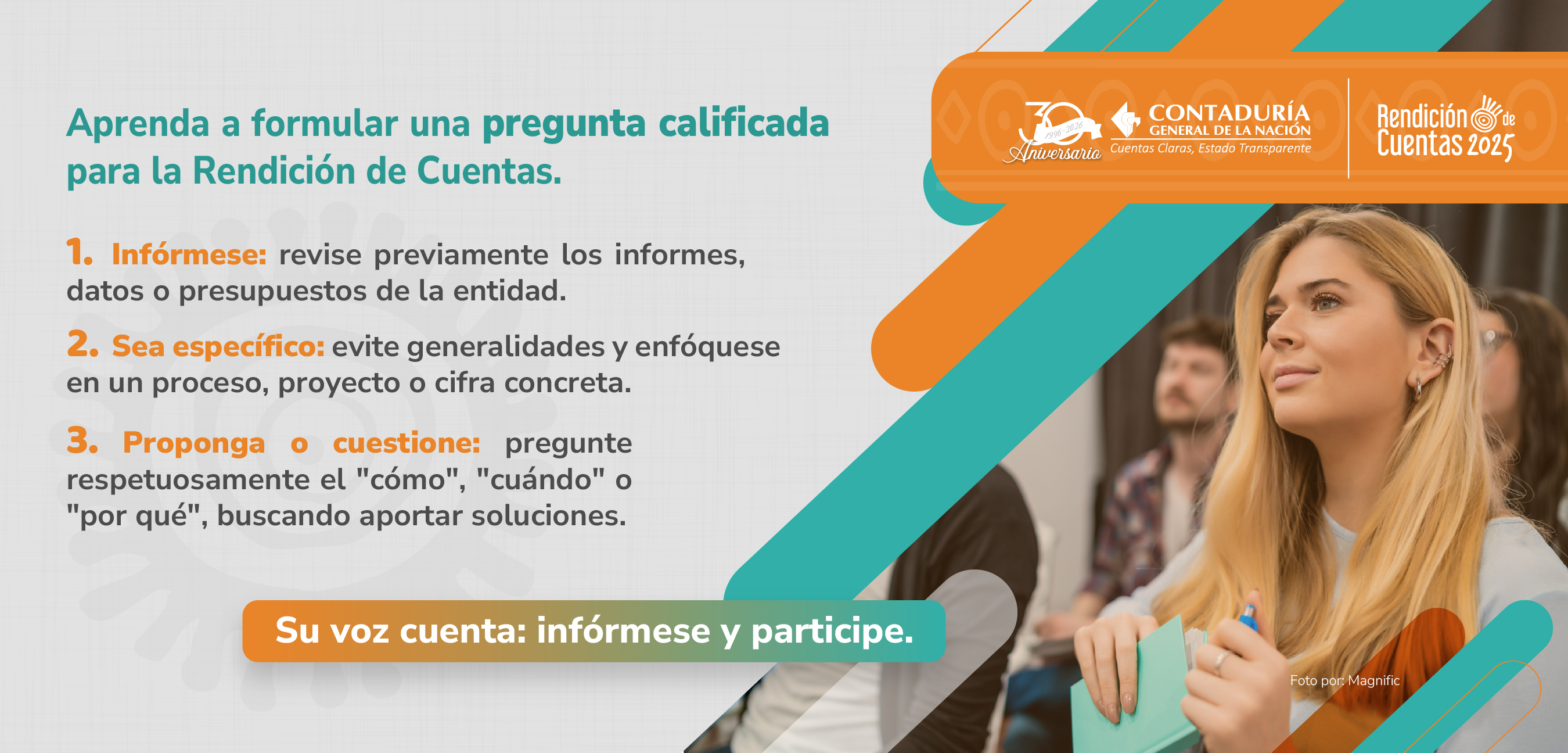 ¡Participar no es solo opinar! Aquí le contamos cómo hacerlo con impacto