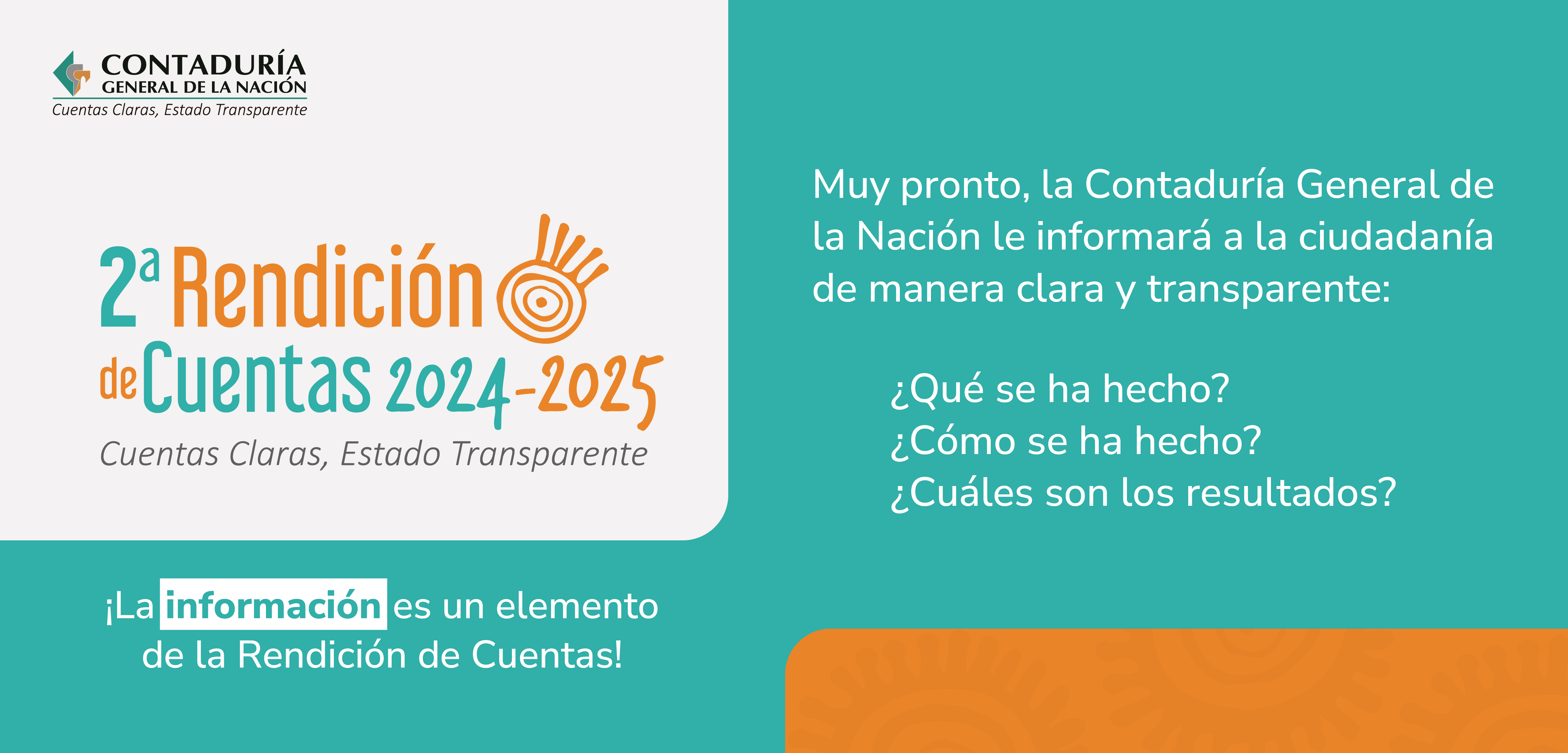 ¡En la Rendición de Cuentas, estar informado es clave!