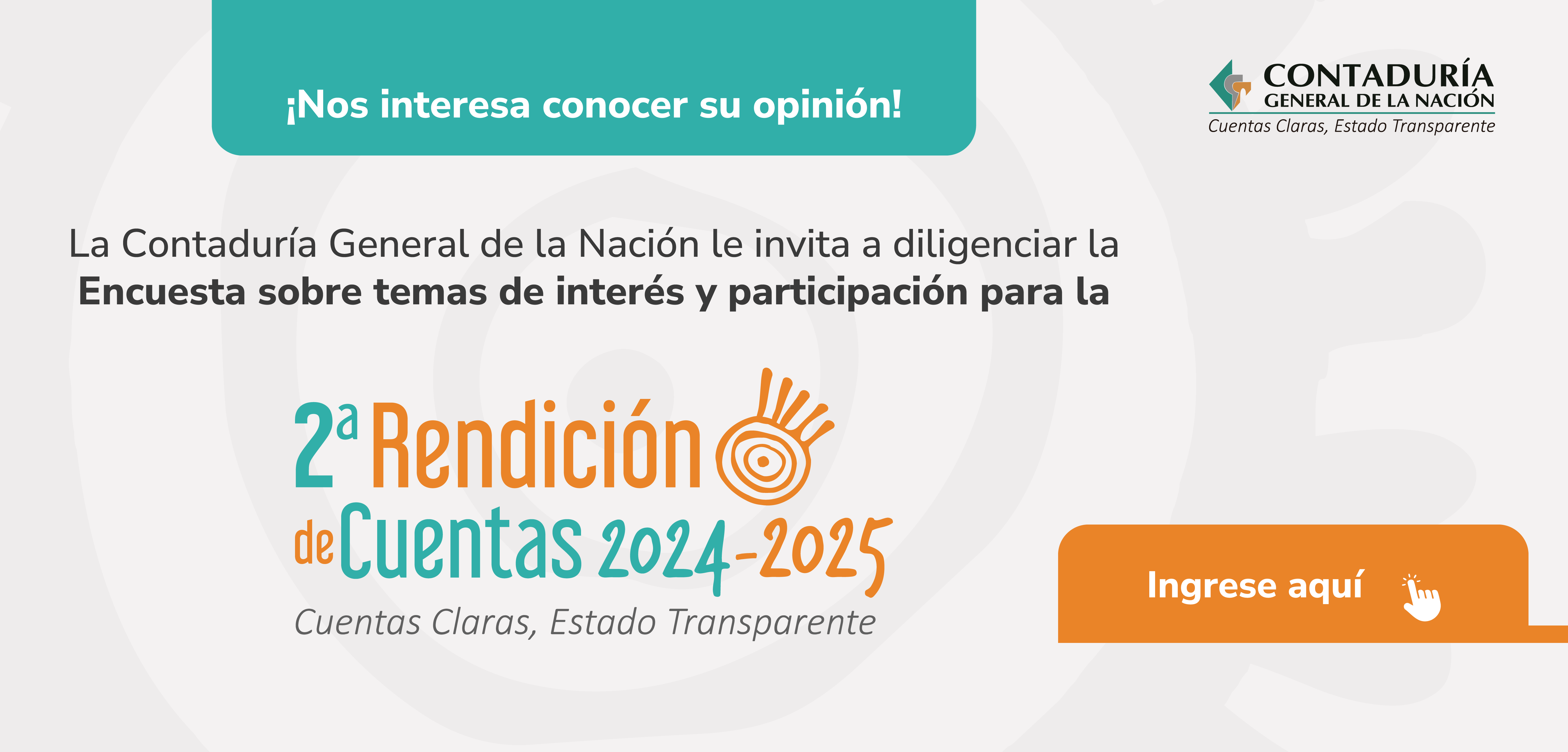 Construyamos juntos la 2ª Audiencia Pública de Rendición de Cuentas