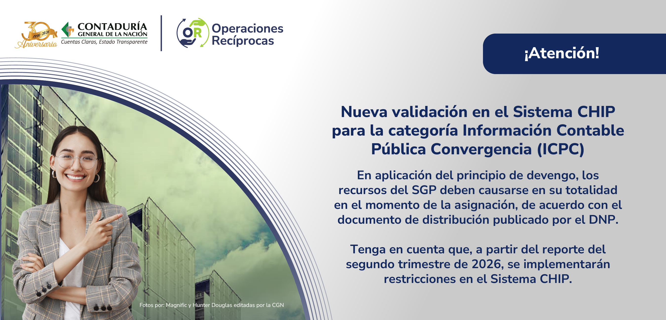 Sistema CHIP: nuevas validaciones para los recursos del SGP
