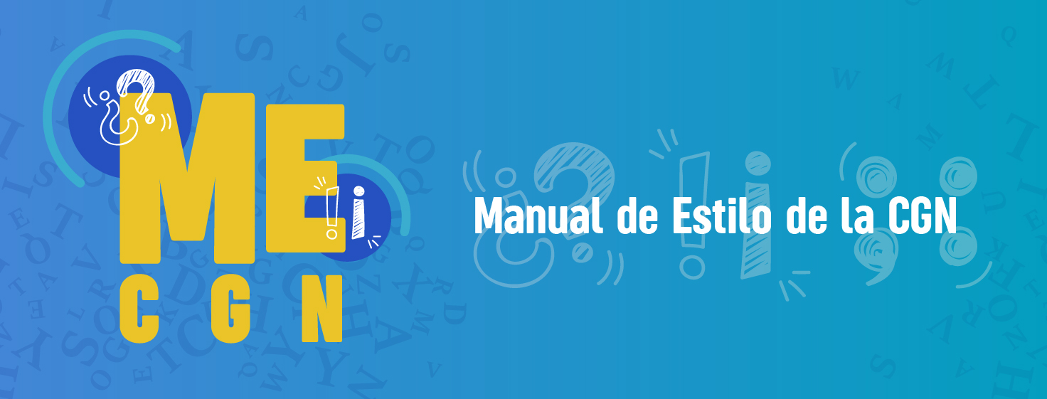 Banner Manual de Estilo de la CGN