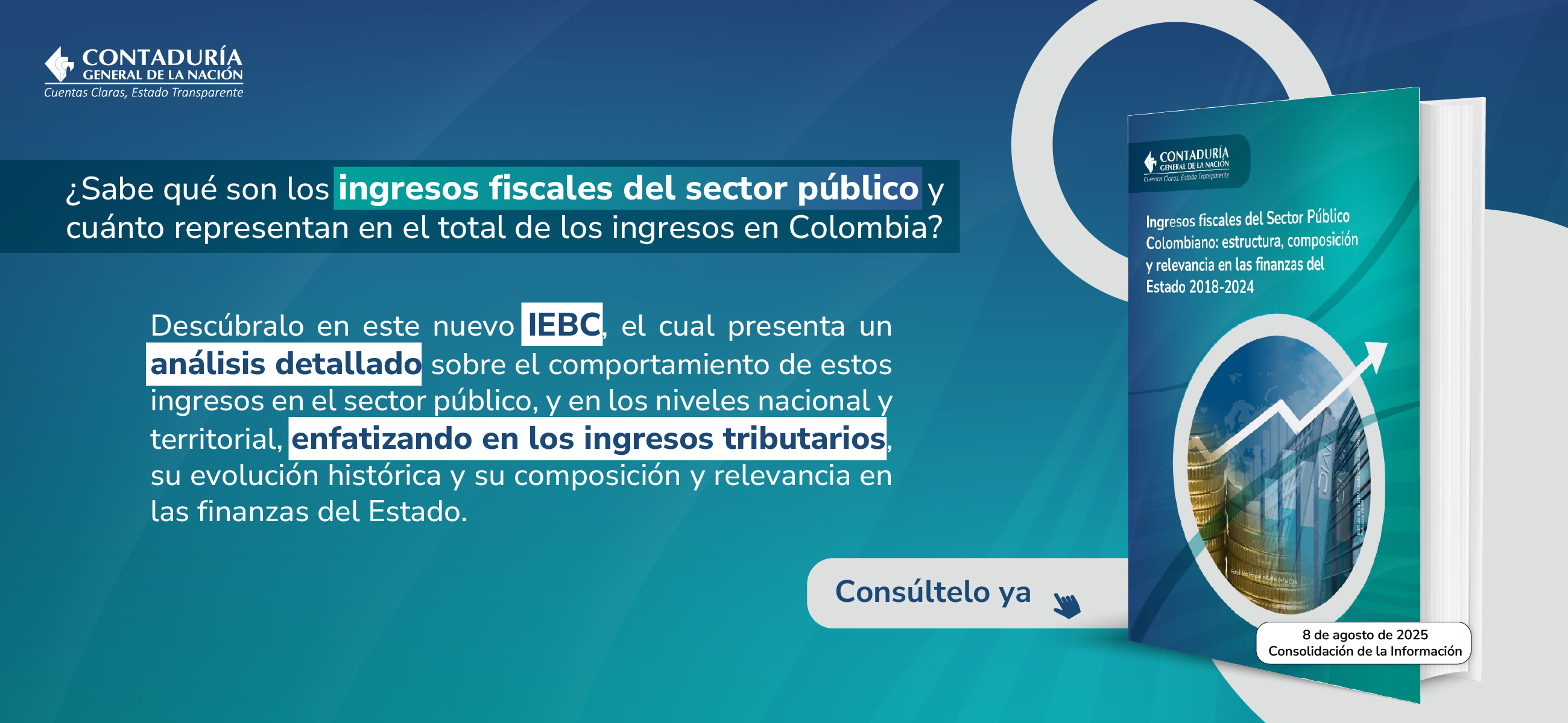 Disponible ya el IEBC: 