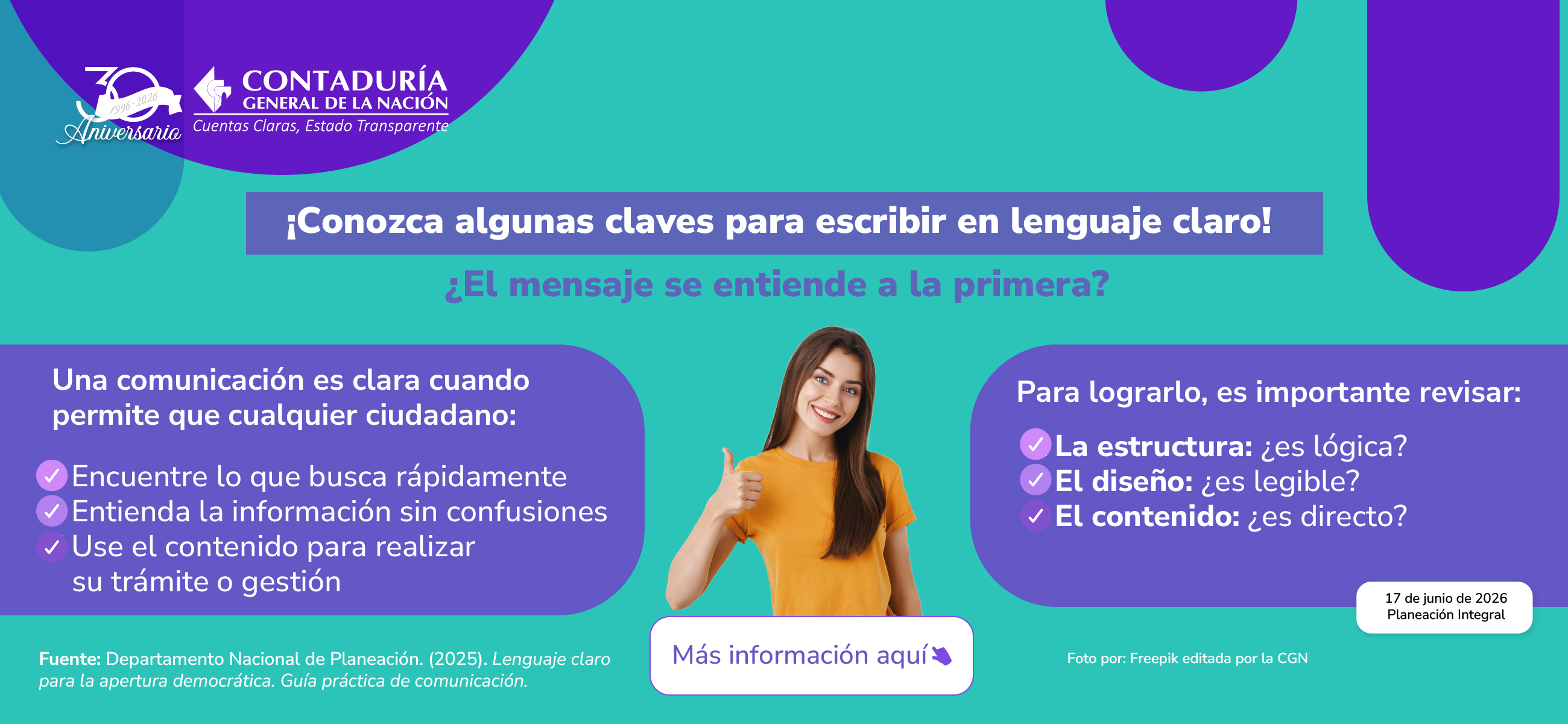 ¿Cómo saber si se escribe en lenguaje claro?