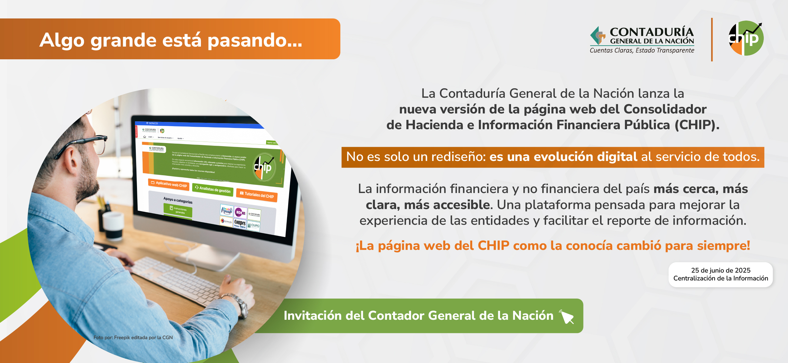 ¡Explore la nueva versión de la página web del CHIP! Una plataforma pensada para usted
