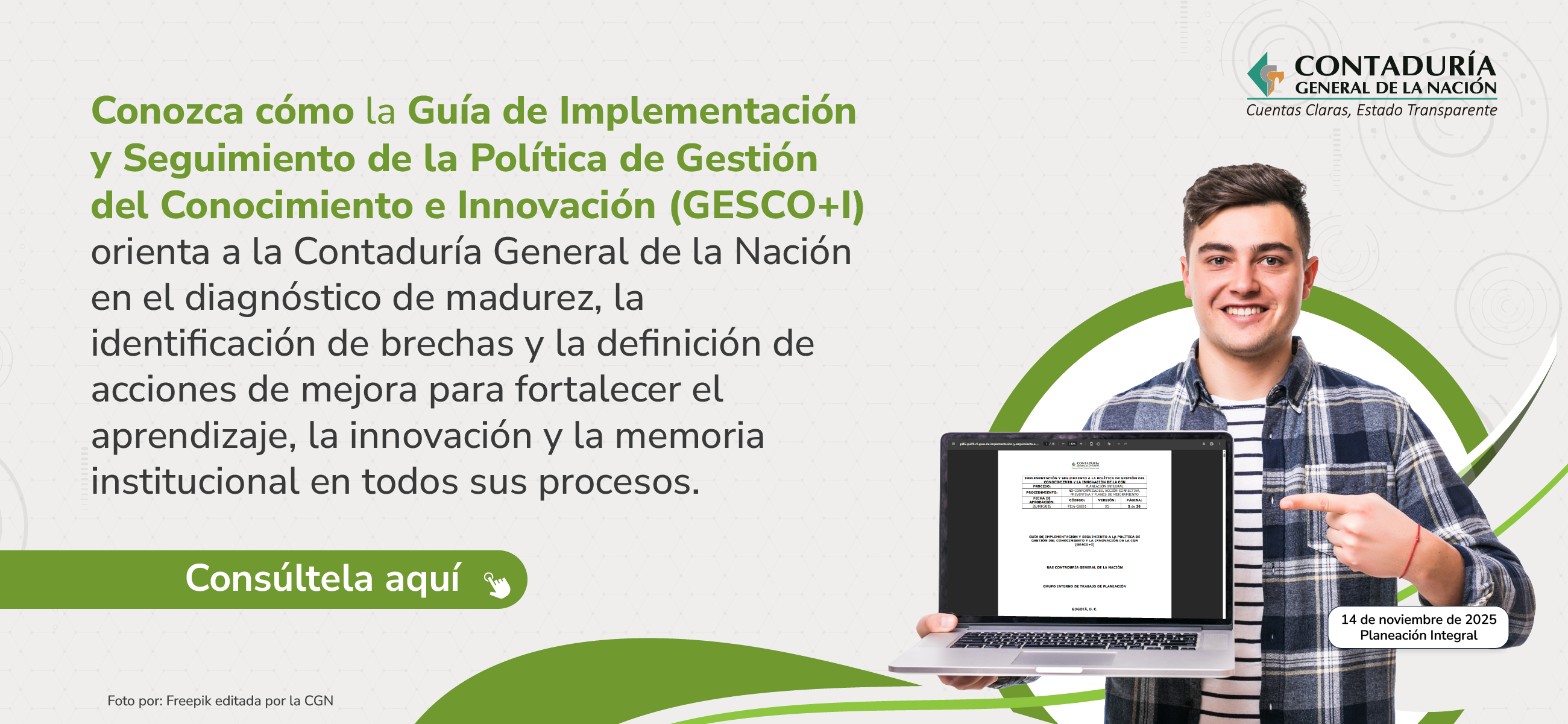 Conozca la Guía de Implementación y Seguimiento de la Política de GESCO+I