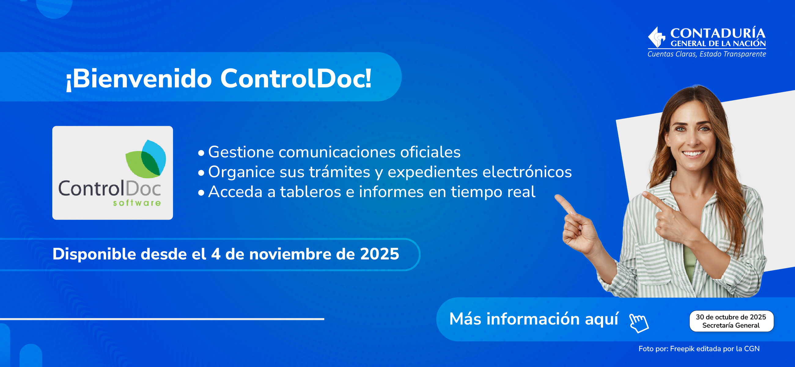 ¡Muy pronto! ControlDoc transformará la gestión documental en la CGN